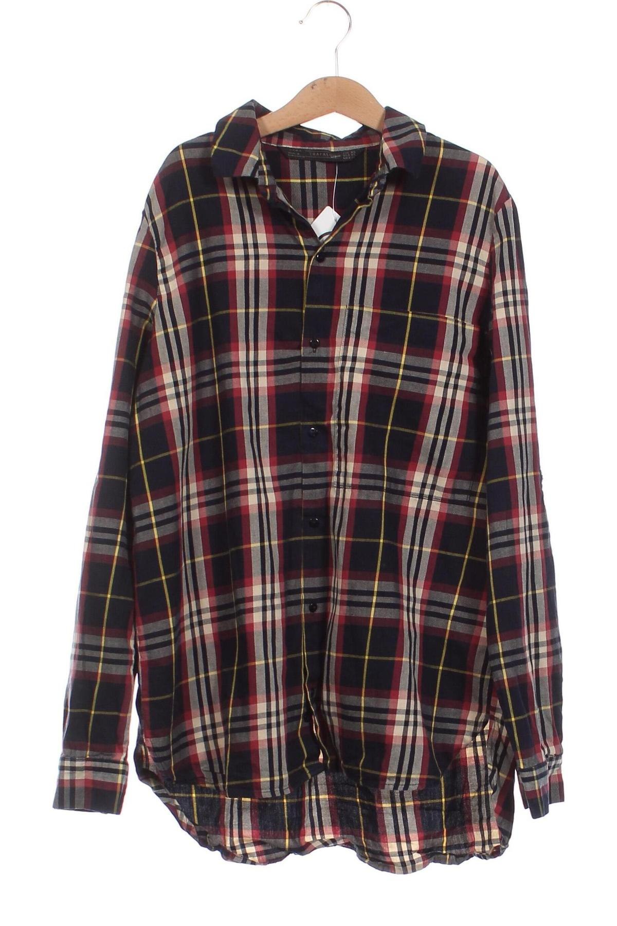 Мъжка риза Zara Trafaluc, Размер XS, Цвят Многоцветен, Цена 23,91 лв.