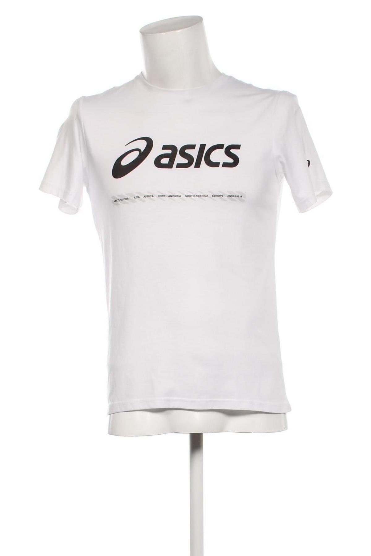 Мъжка тениска ASICS, Размер M, Цвят Бял, Цена 23,13 лв.