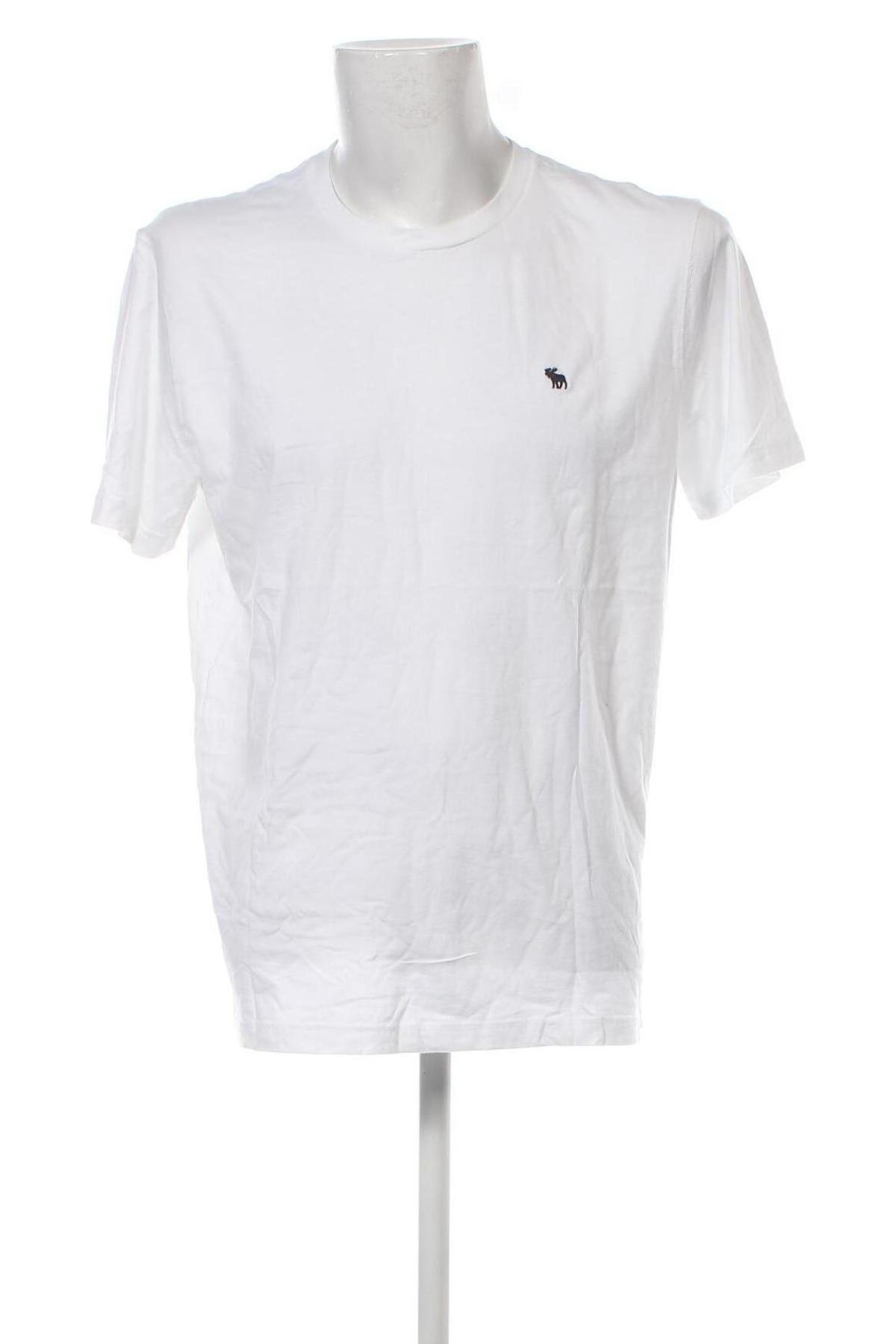 Tricou de bărbați Abercrombie & Fitch, Mărime XL, Culoare Alb, Preț 171,05 Lei