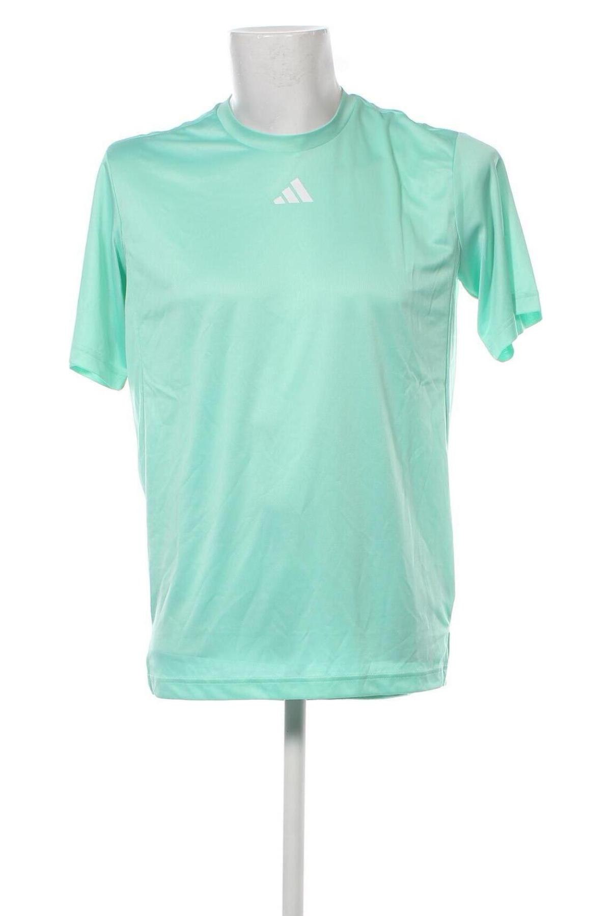 Мъжка тениска Adidas, Размер M, Цвят Зелен, Цена 58,00 лв.