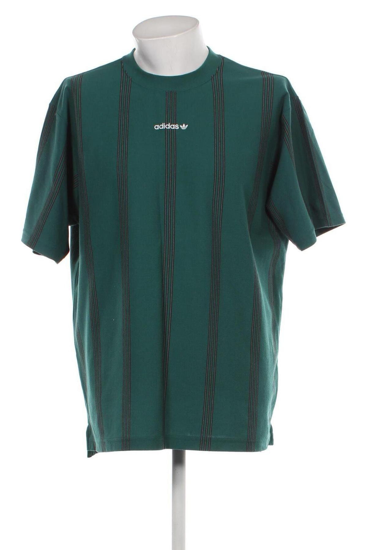 Męski T-shirt Adidas Originals, Rozmiar XL, Kolor Zielony, Cena 133,33 zł