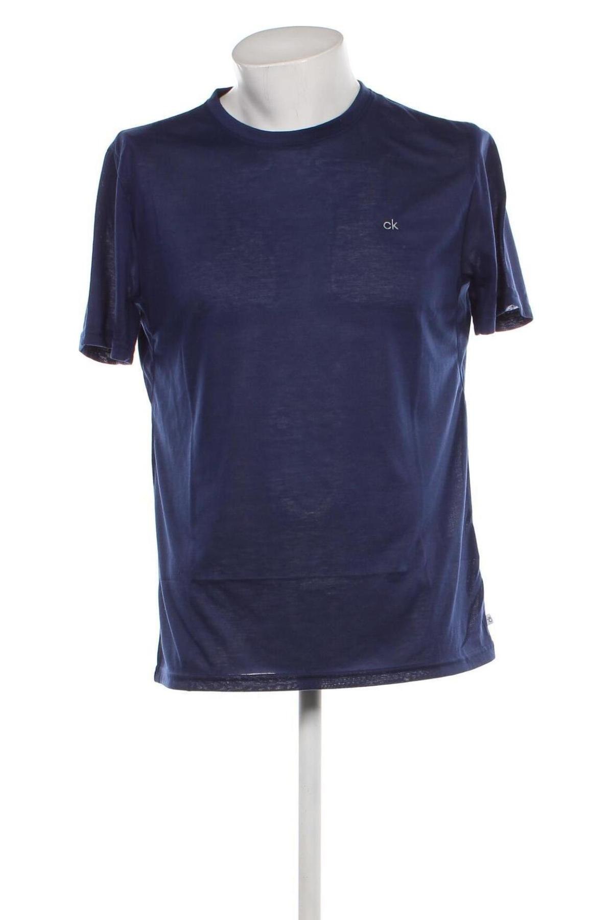 Мъжка тениска Calvin Klein, Размер L, Цвят Син, Цена 54,00 лв.