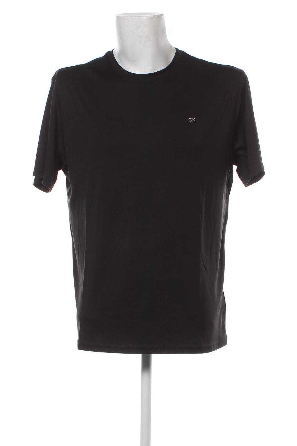 Мъжка тениска Calvin Klein, Размер XL, Цвят Черен, Цена 63,00 лв.