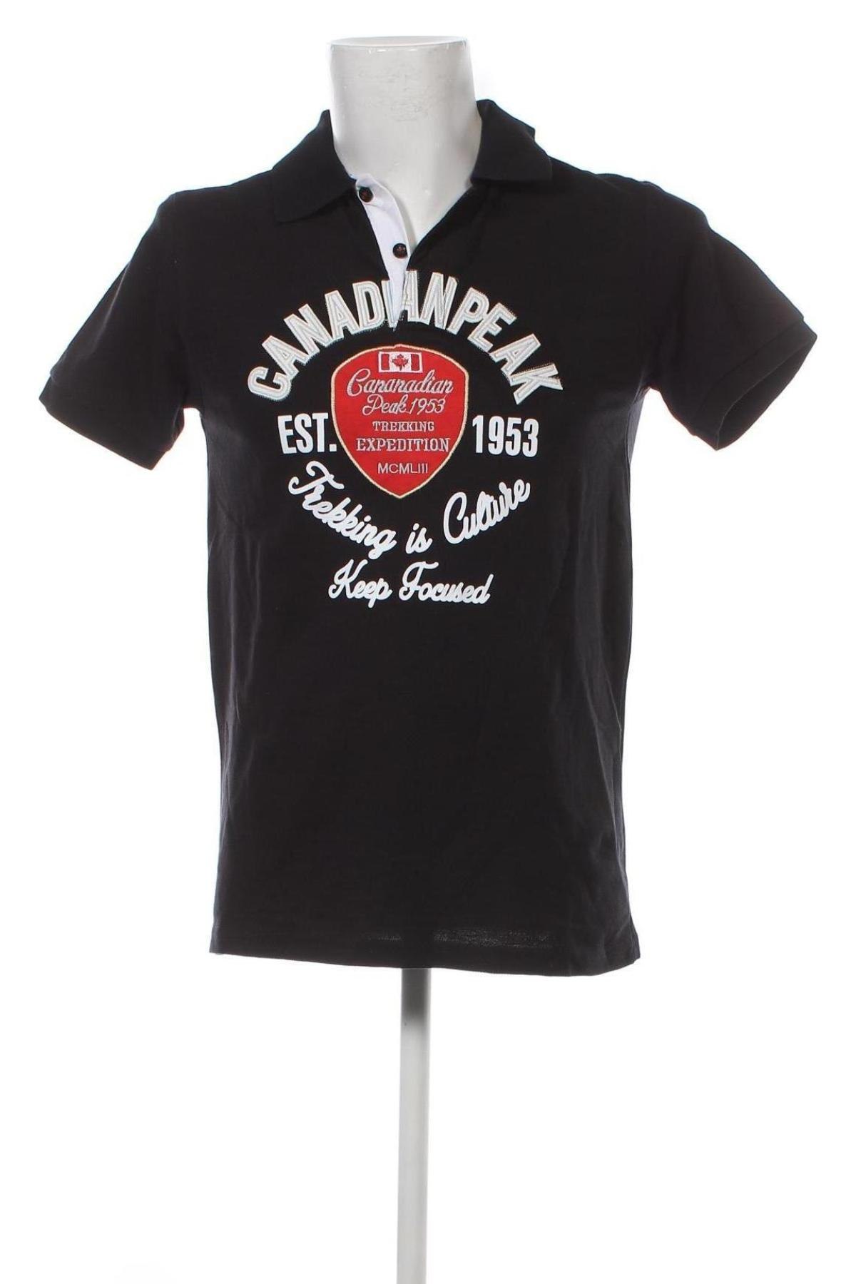 Herren T-Shirt Canadian Peak, Größe L, Farbe Schwarz, Preis € 26,00