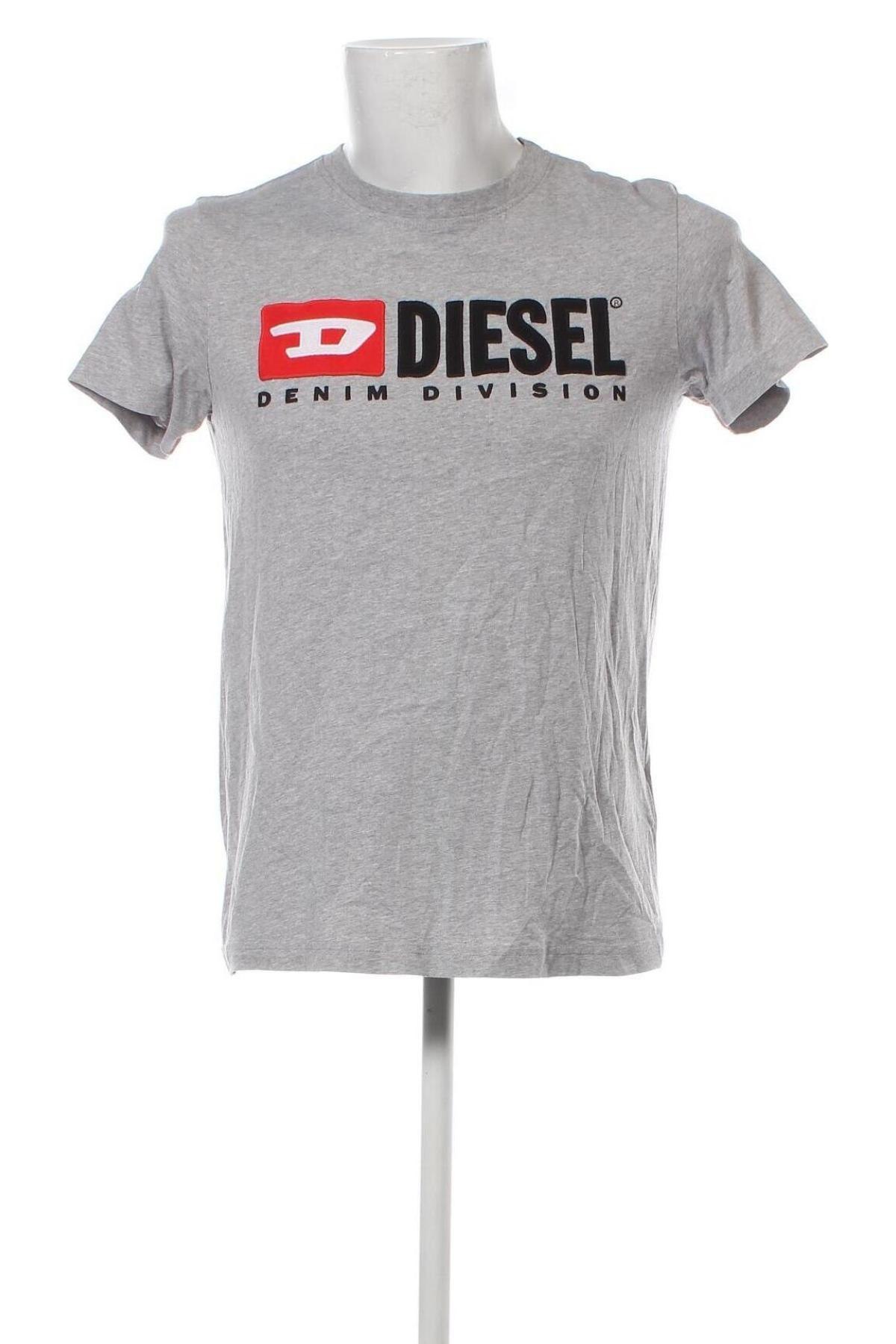 Męski T-shirt Diesel, Rozmiar M, Kolor Szary, Cena 519,76 zł
