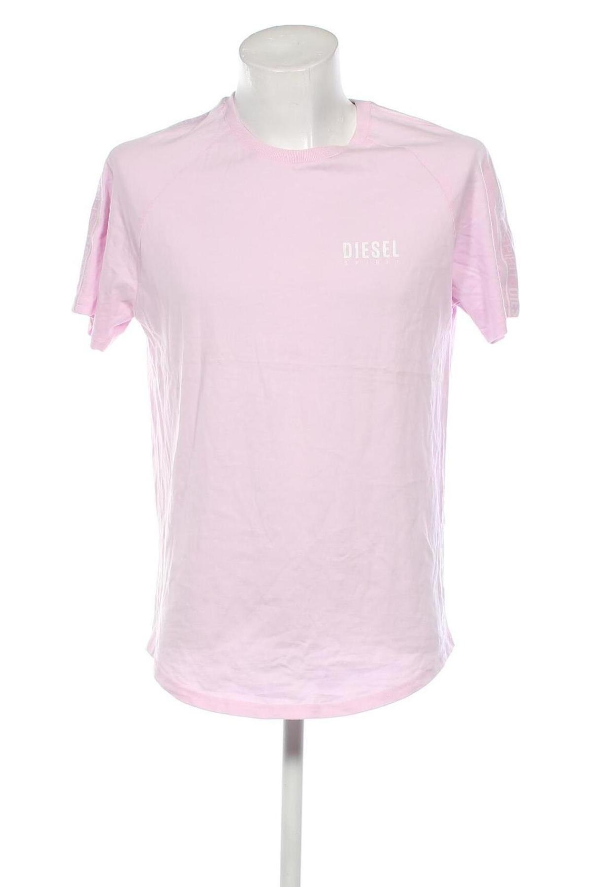 Ανδρικό t-shirt Diesel, Μέγεθος L, Χρώμα Ρόζ , Τιμή 77,20 €