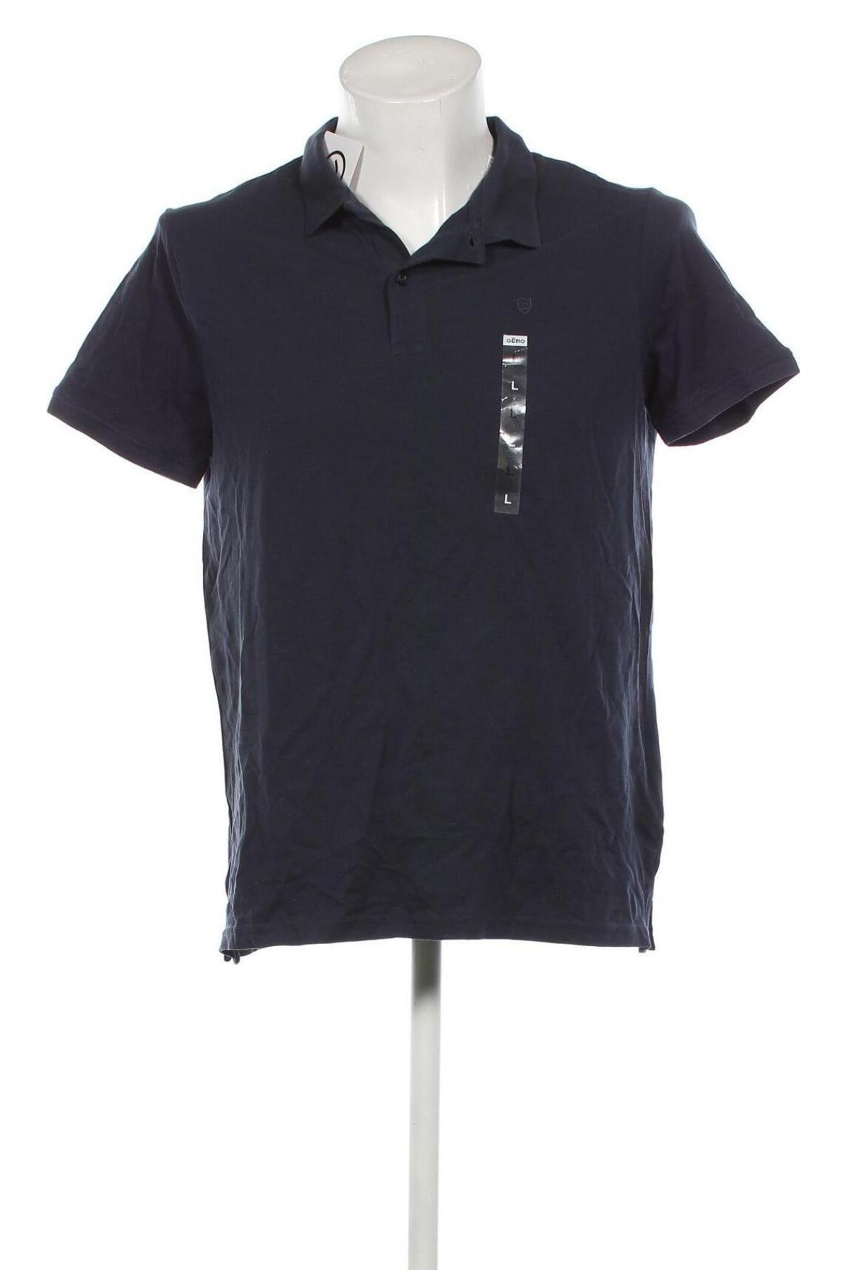 Мъжка тениска Gemo, Размер L, Цвят Син, Цена 26,68 лв.