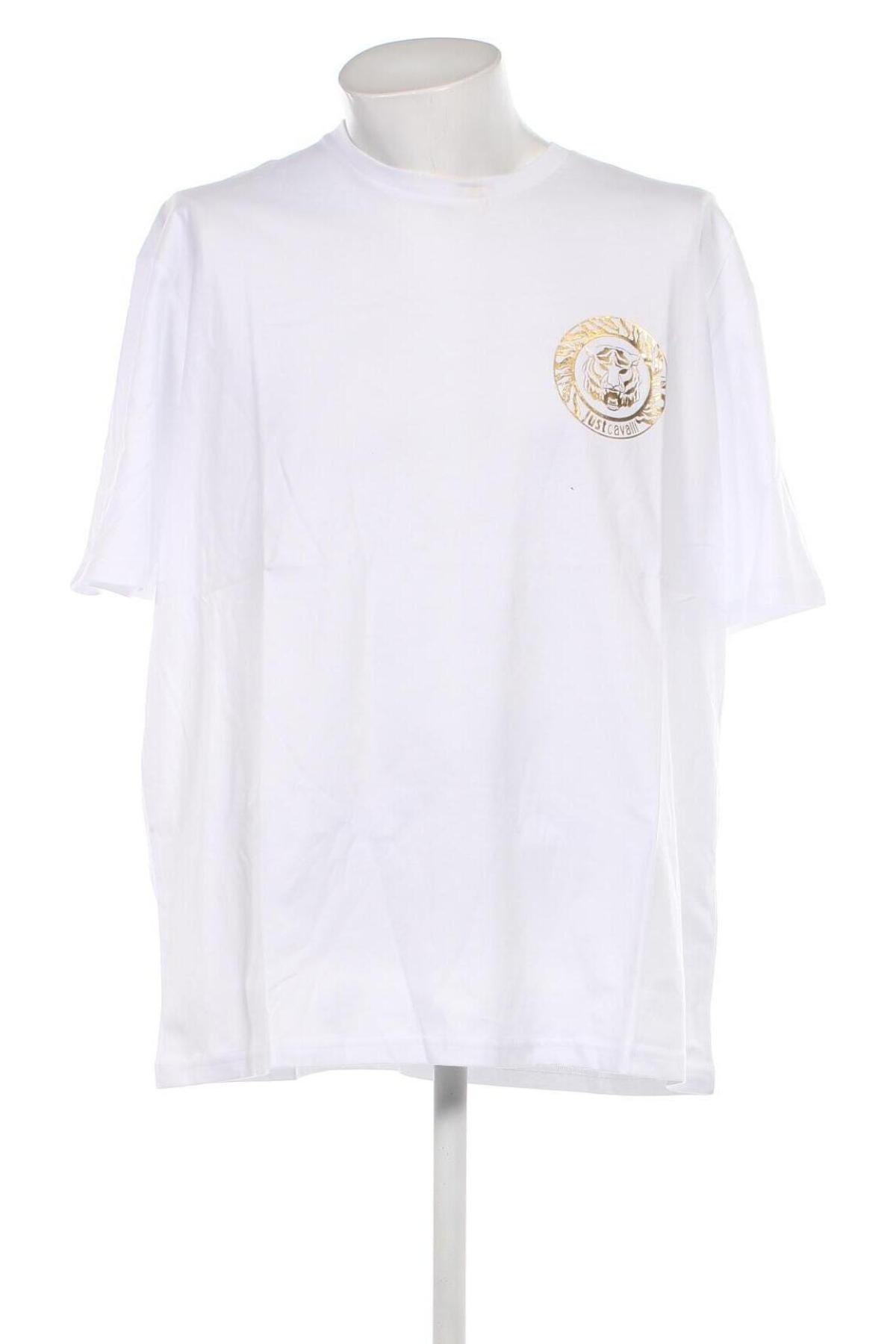 Ανδρικό t-shirt Just Cavalli, Μέγεθος 3XL, Χρώμα Λευκό, Τιμή 54,12 €