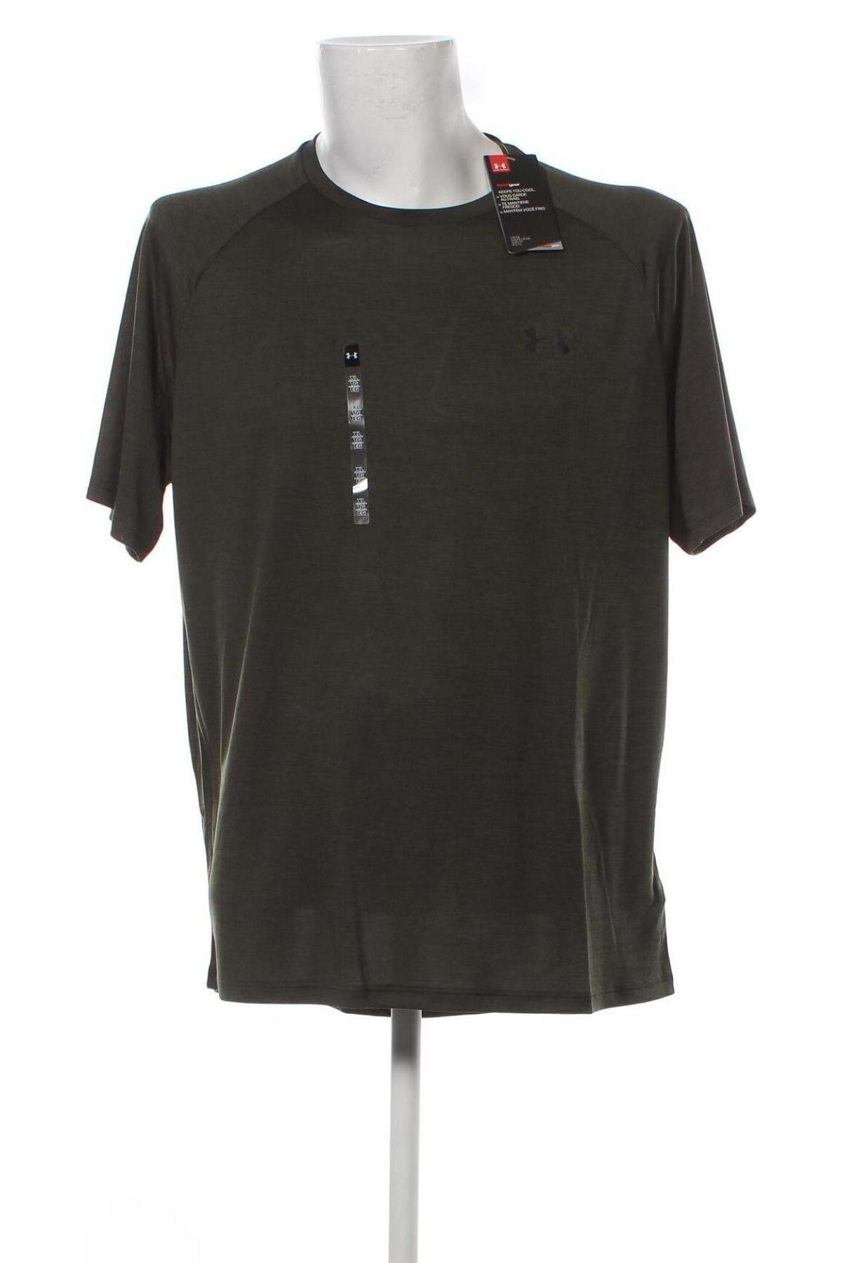 Ανδρικό t-shirt Under Armour, Μέγεθος XL, Χρώμα Πράσινο, Τιμή 31,96 €