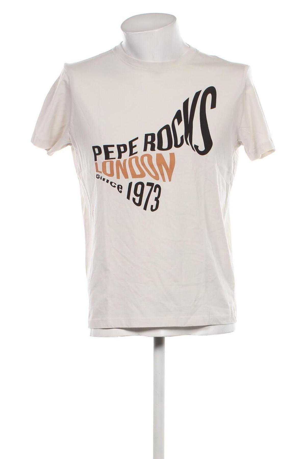 Мъжка тениска Pepe Jeans, Размер S, Цвят Екрю, Цена 46,28 лв.