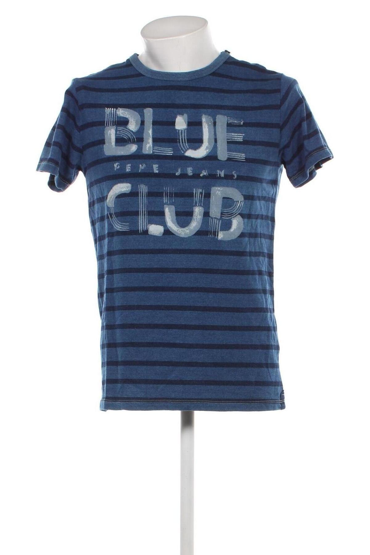 Herren T-Shirt Pepe Jeans, Größe S, Farbe Blau, Preis 19,30 €