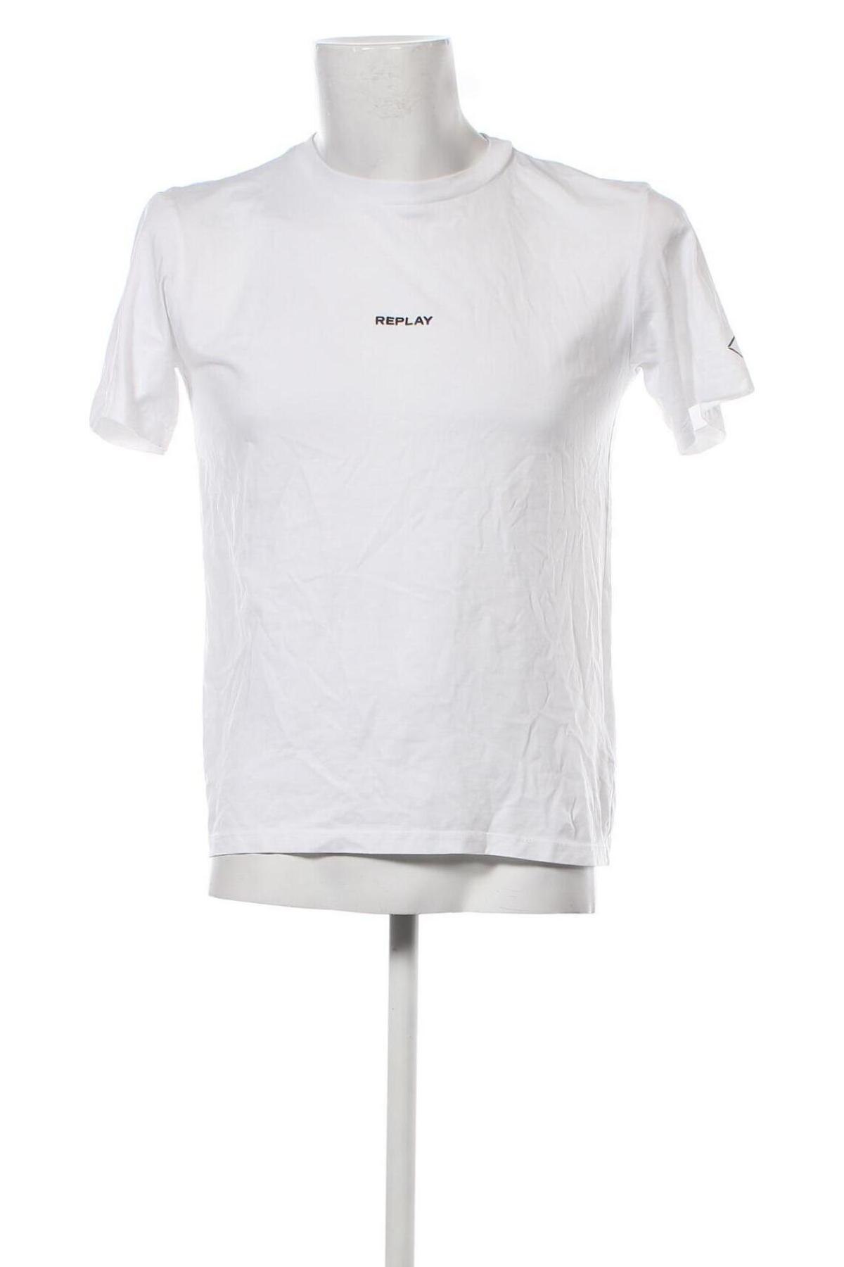 Herren T-Shirt Replay, Größe M, Farbe Weiß, Preis 35,05 €