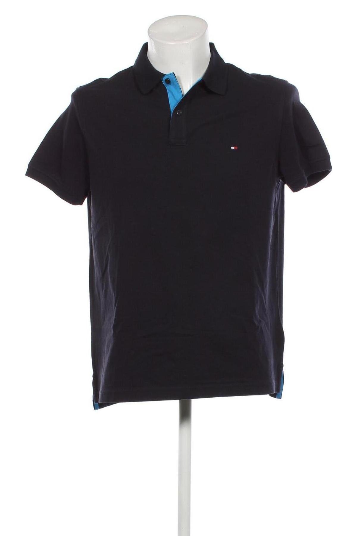 Tricou de bărbați Tommy Hilfiger, Mărime L, Culoare Albastru, Preț 430,92 Lei