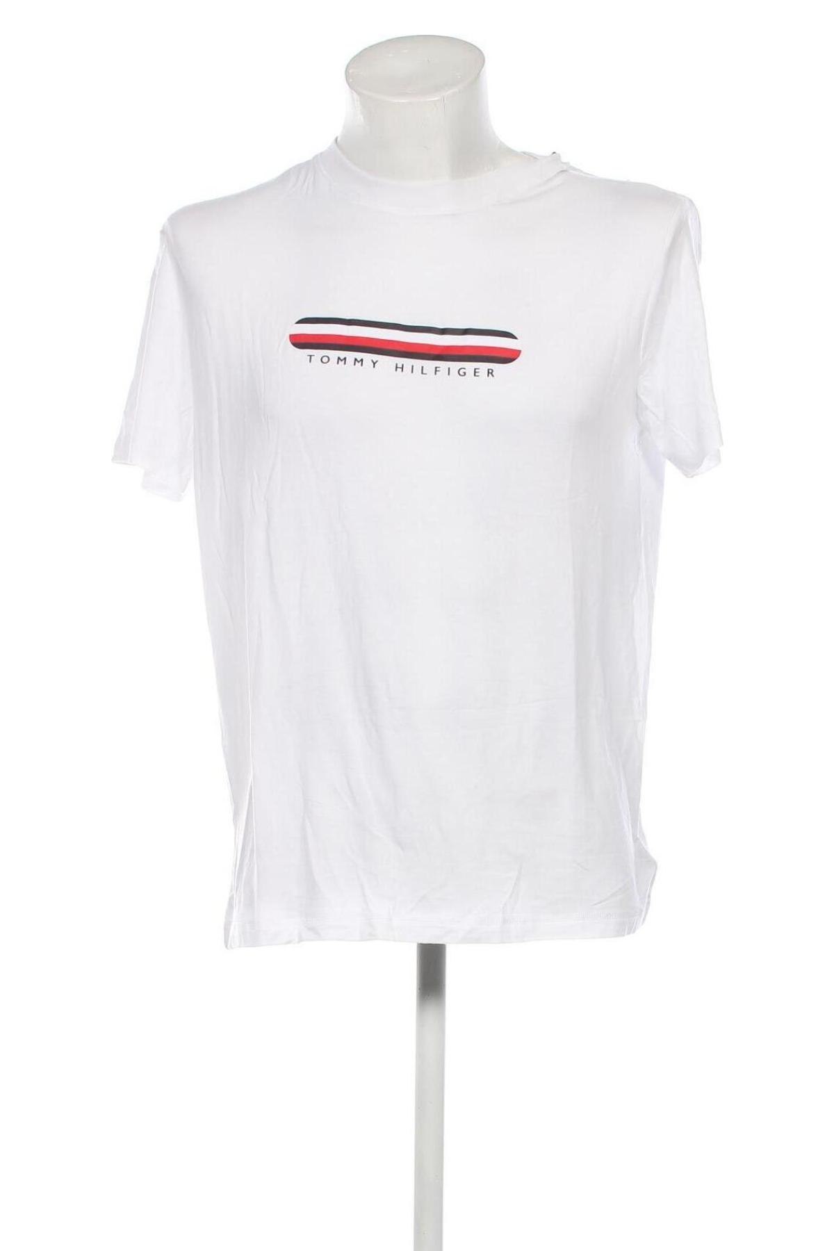 Ανδρικό t-shirt Tommy Hilfiger, Μέγεθος M, Χρώμα Λευκό, Τιμή 32,97 €
