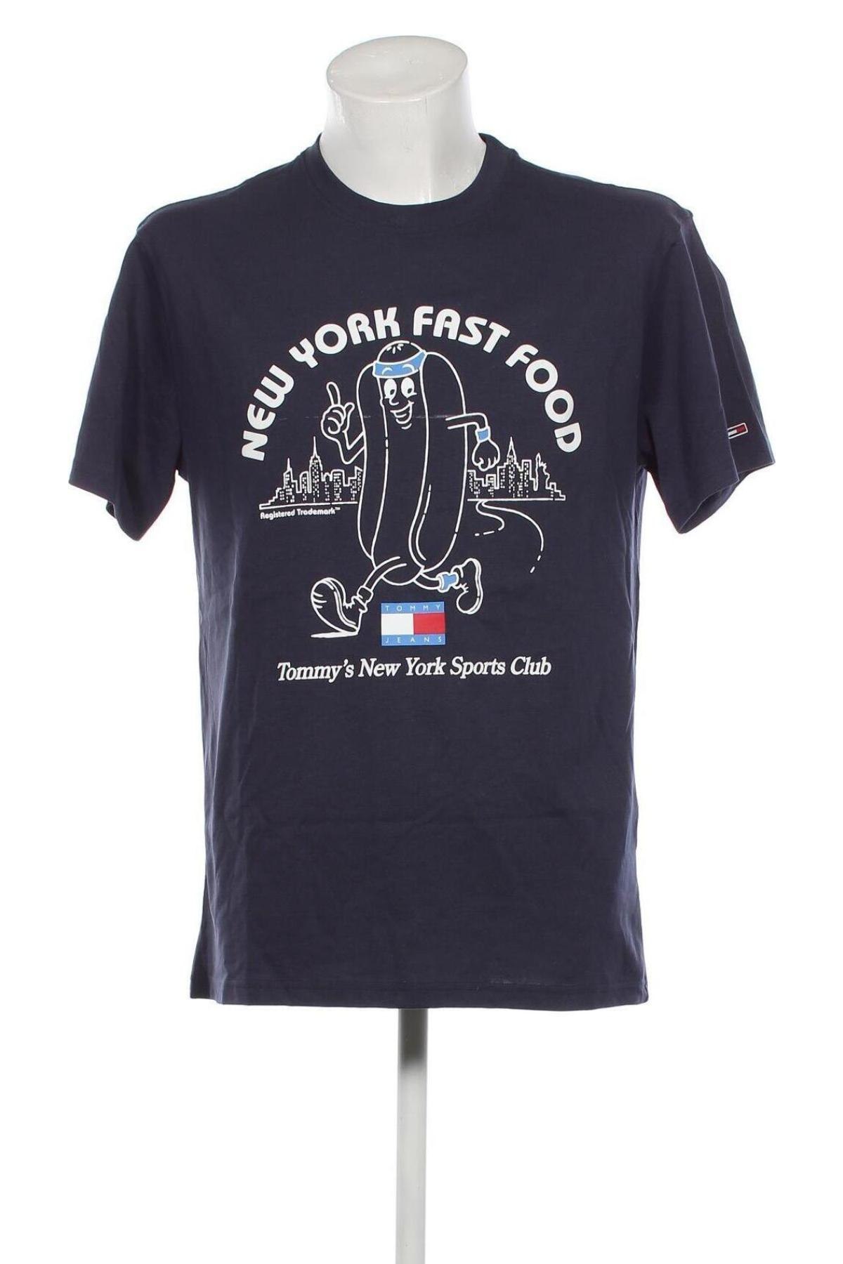 Herren T-Shirt Tommy Jeans, Größe M, Farbe Blau, Preis € 31,38
