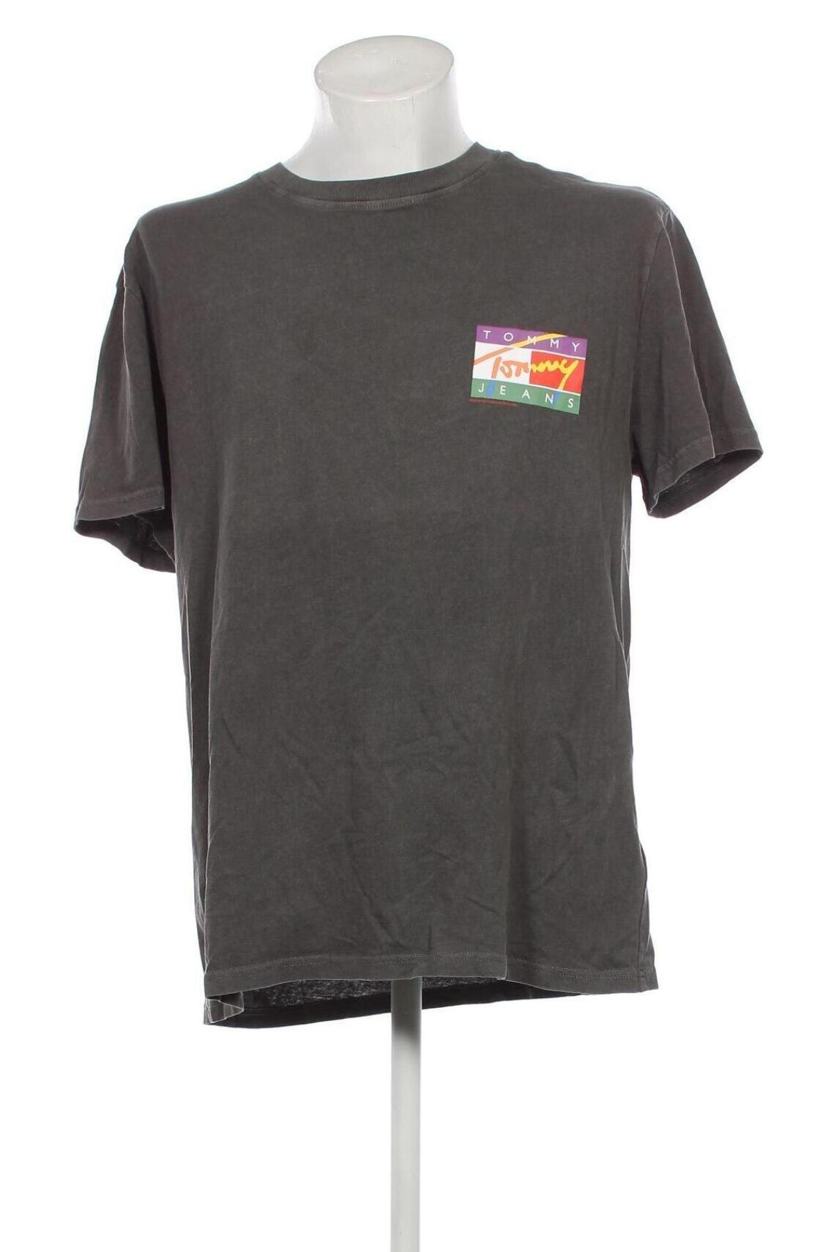 Herren T-Shirt Tommy Jeans, Größe XL, Farbe Grau, Preis € 57,06