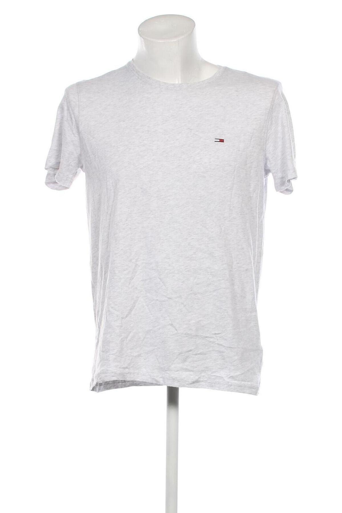 Herren T-Shirt Tommy Jeans, Größe L, Farbe Grau, Preis 57,06 €