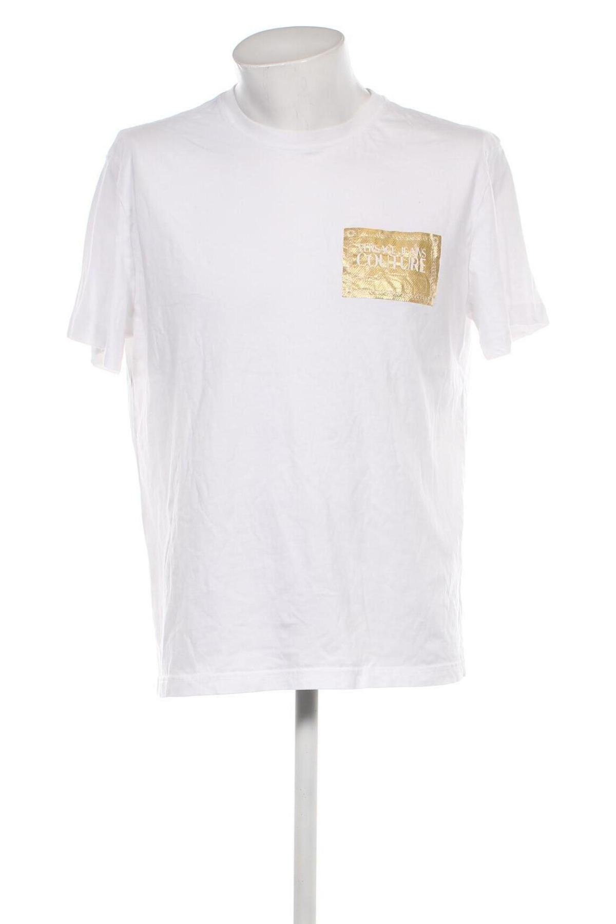 Мъжка тениска Versace Jeans, Размер 3XL, Цвят Бял, Цена 105,00 лв.