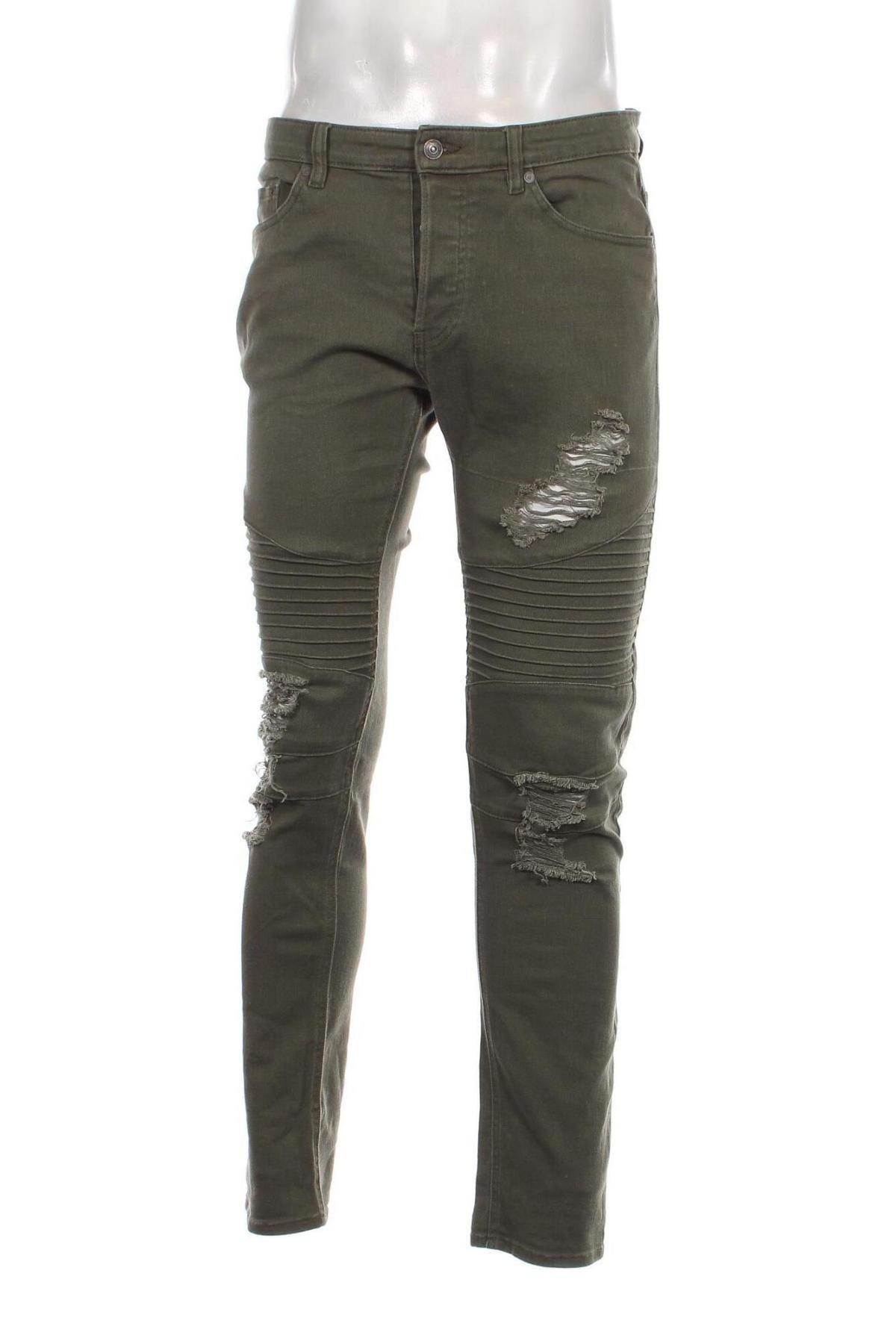 Herren Jeans H&M Divided, Größe L, Farbe Grün, Preis € 15,35
