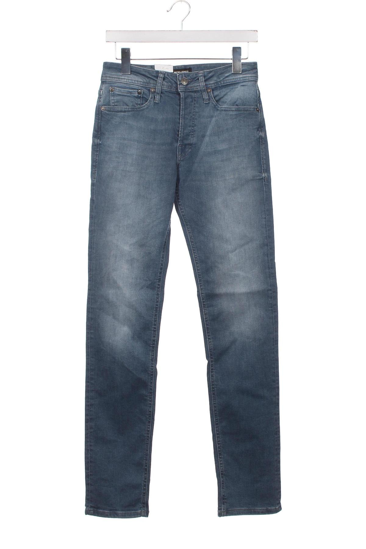 Męskie jeansy Jack & Jones, Rozmiar S, Kolor Niebieski, Cena 43,71 zł