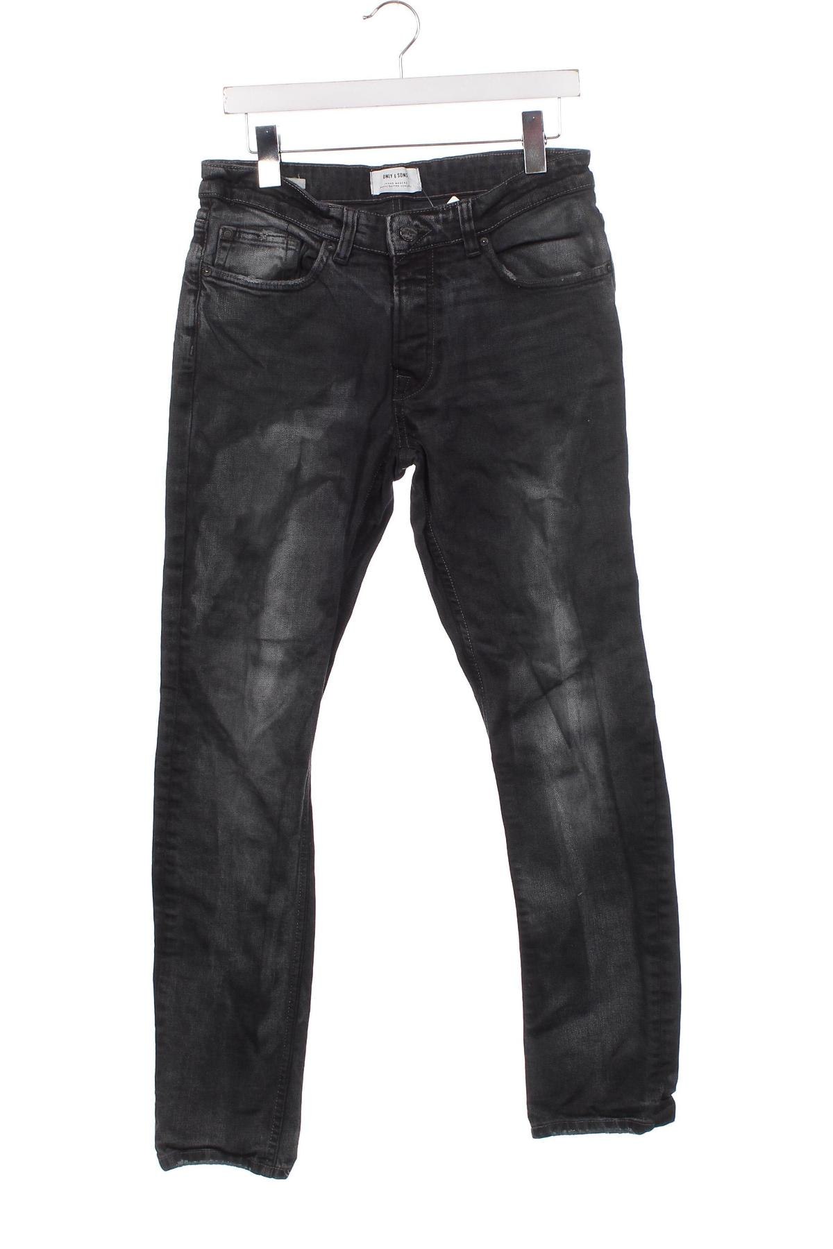 Herren Jeans Only & Sons, Größe S, Farbe Grau, Preis € 5,85