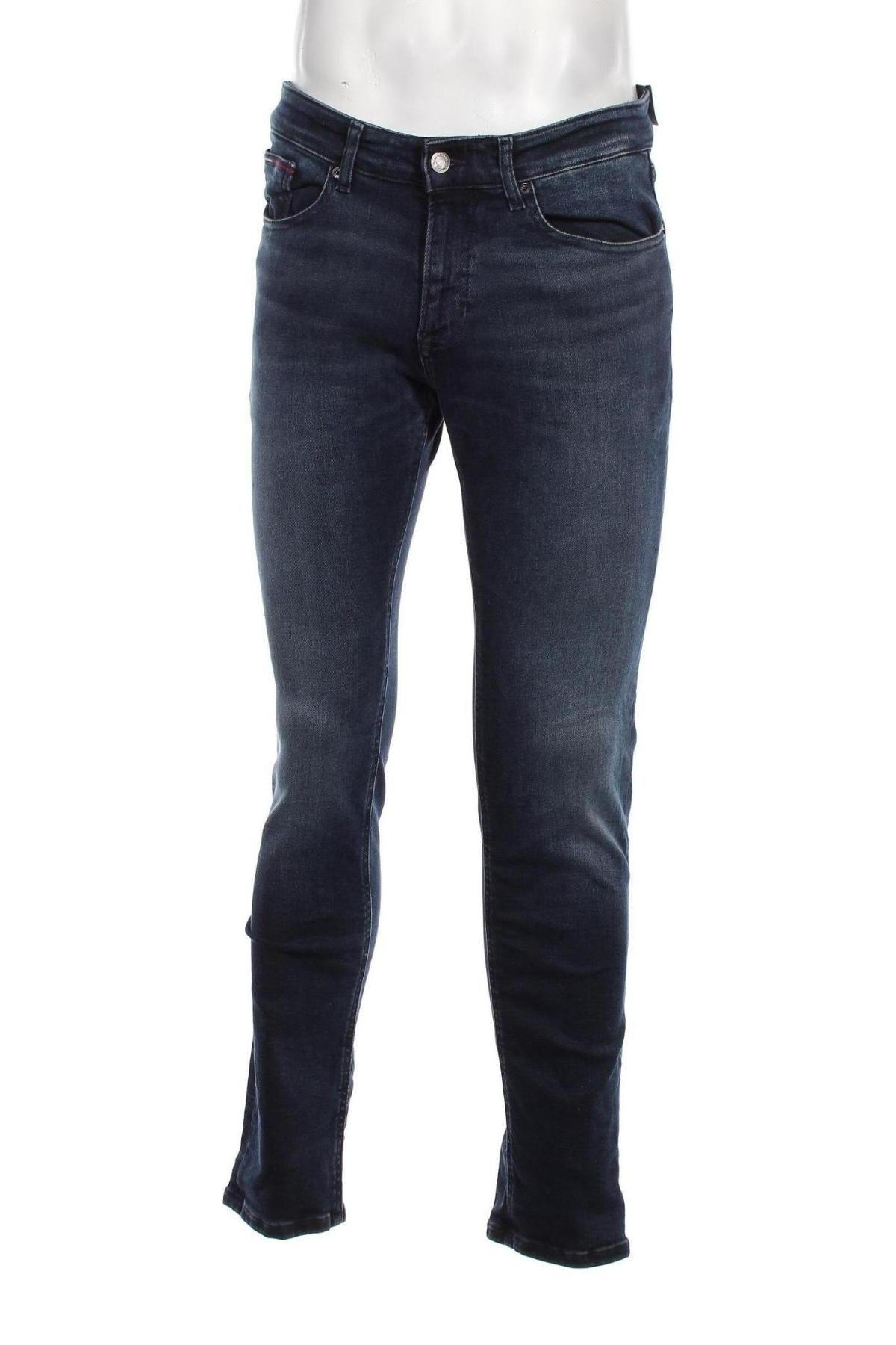 Мъжки дънки Tommy Jeans, Размер M, Цвят Син, Цена 94,71 лв.