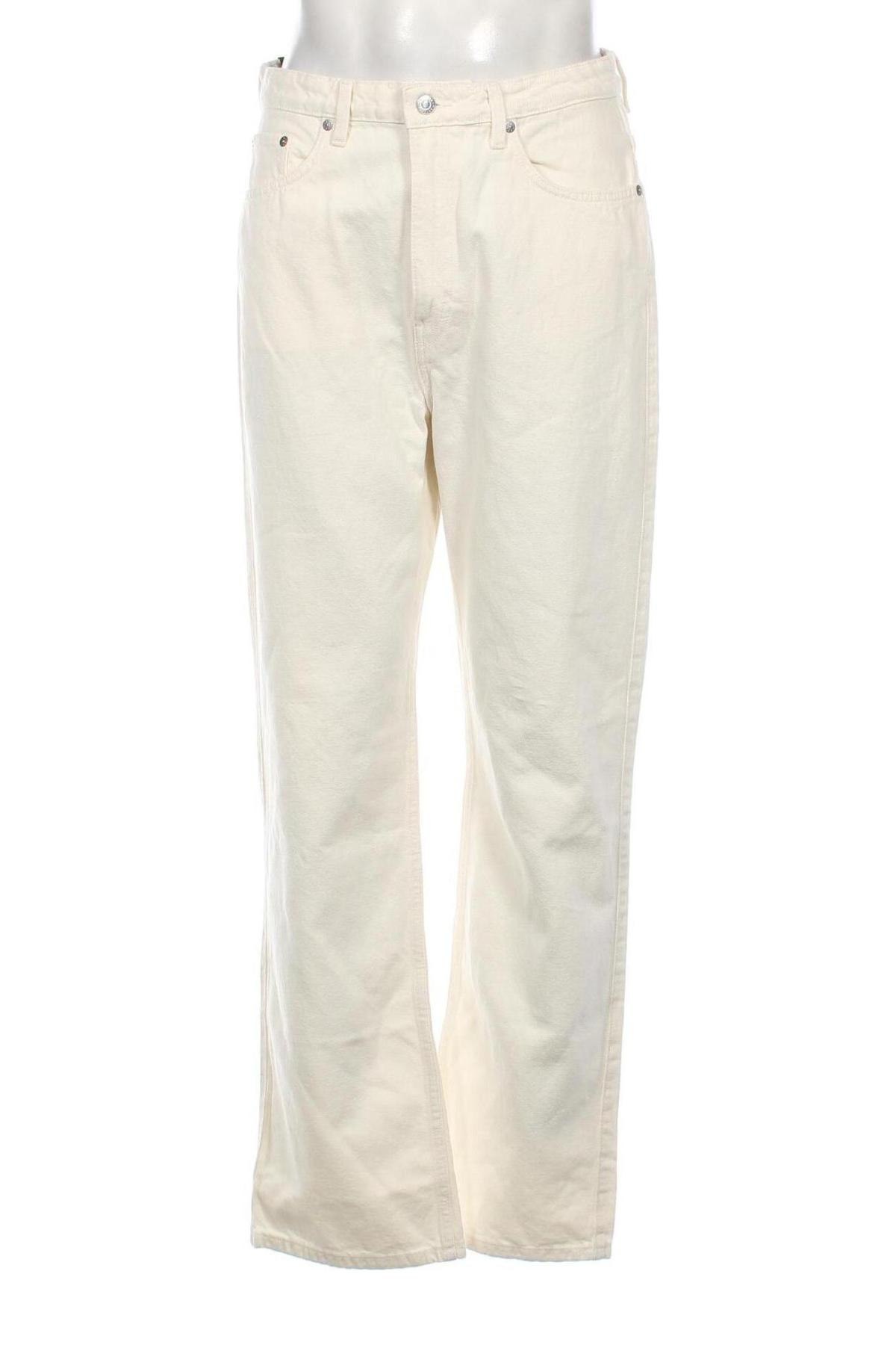 Herren Jeans Weekday, Größe M, Farbe Weiß, Preis 14,55 €