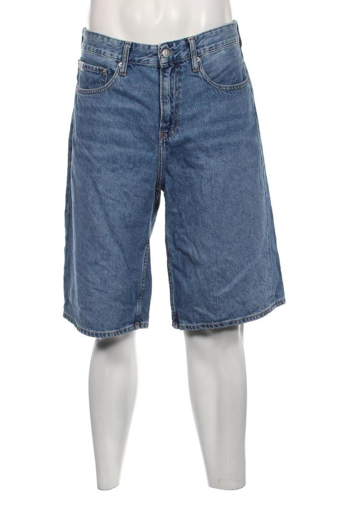 Ανδρικό κοντό παντελόνι Calvin Klein Jeans, Μέγεθος L, Χρώμα Μπλέ, Τιμή 32,66 €