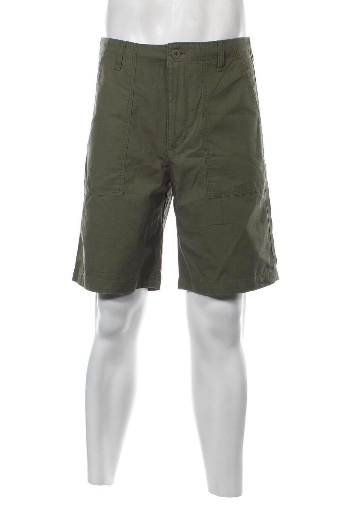 Мъжки къс панталон H&M, Размер M, Цвят Зелен, Цена 22,40 лв.