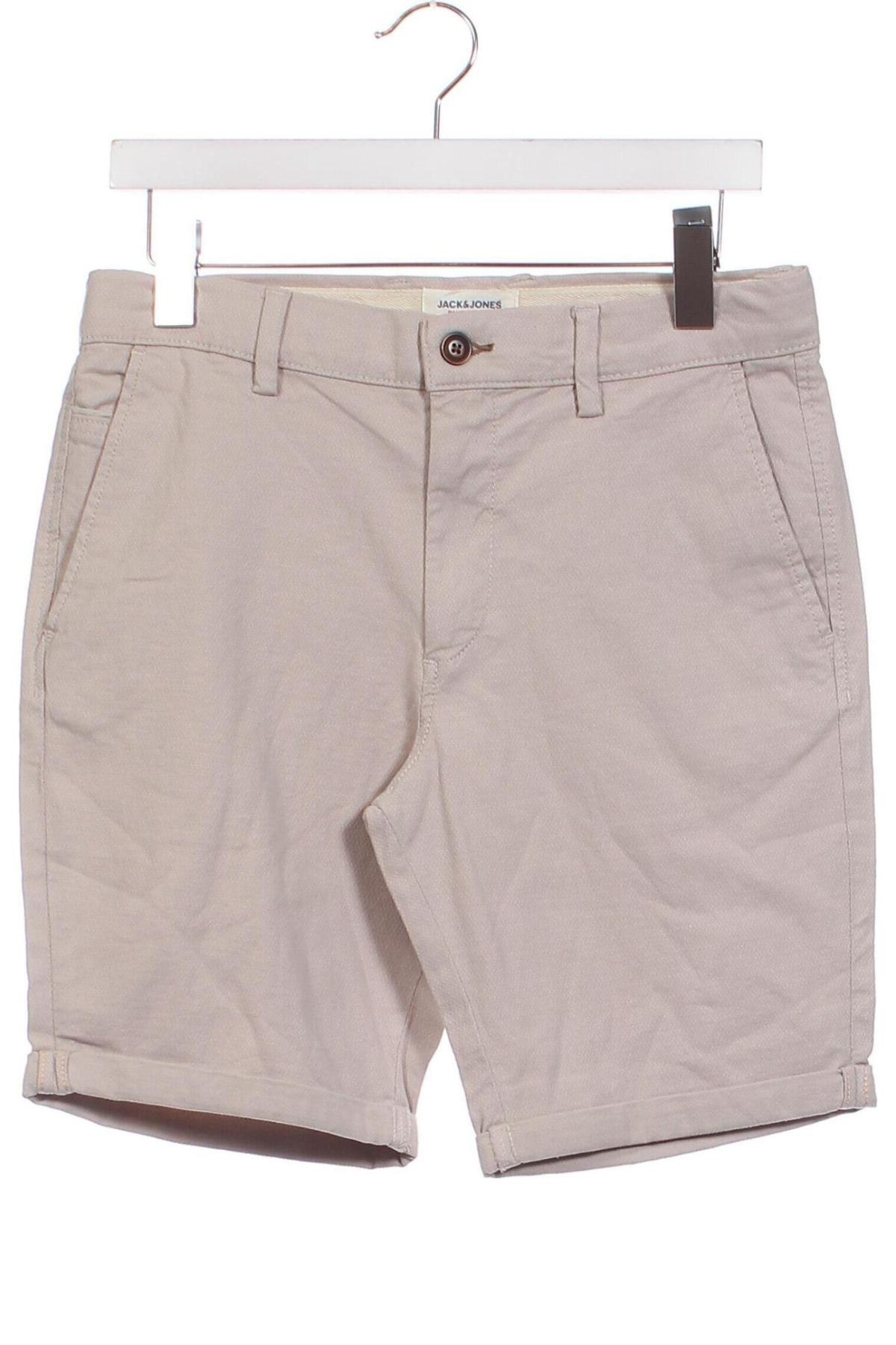 Pantaloni scurți de bărbați Jack & Jones, Mărime S, Culoare Ecru, Preț 177,63 Lei