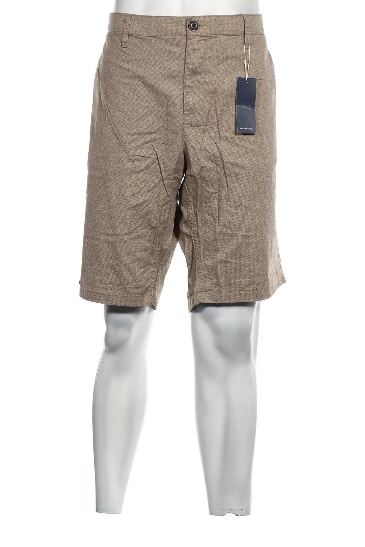 Ανδρικό κοντό παντελόνι Tom Tailor, Μέγεθος 3XL, Χρώμα Καφέ, Τιμή 29,90 €