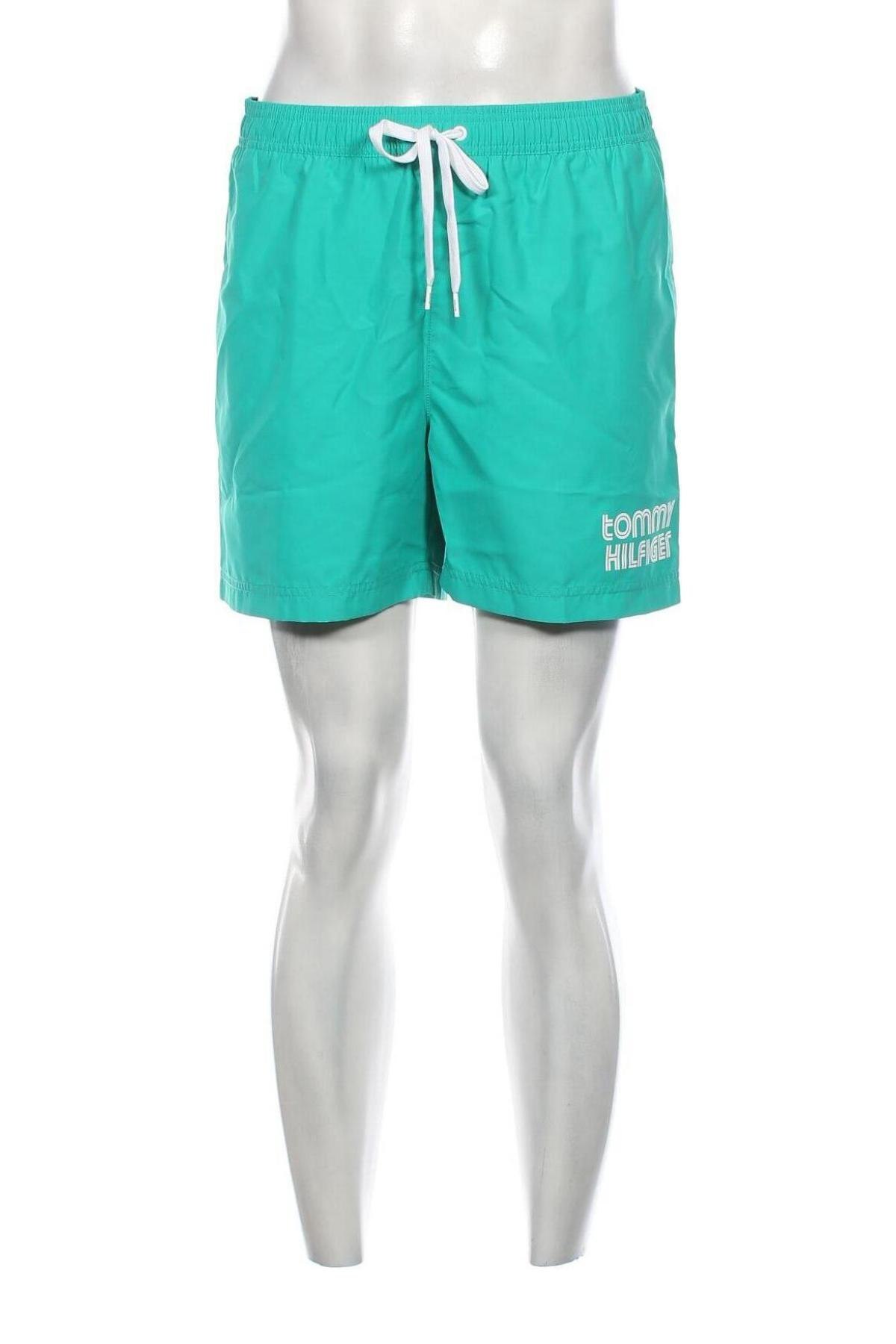 Мъжки къс панталон Tommy Hilfiger, Размер L, Цвят Зелен, Цена 124,50 лв.