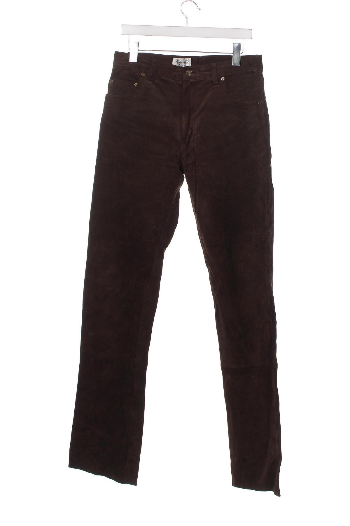 Pánské kožené kalhoty  Rover&Lakes, Velikost M, Barva Hnědá, Cena  1 355,00 Kč