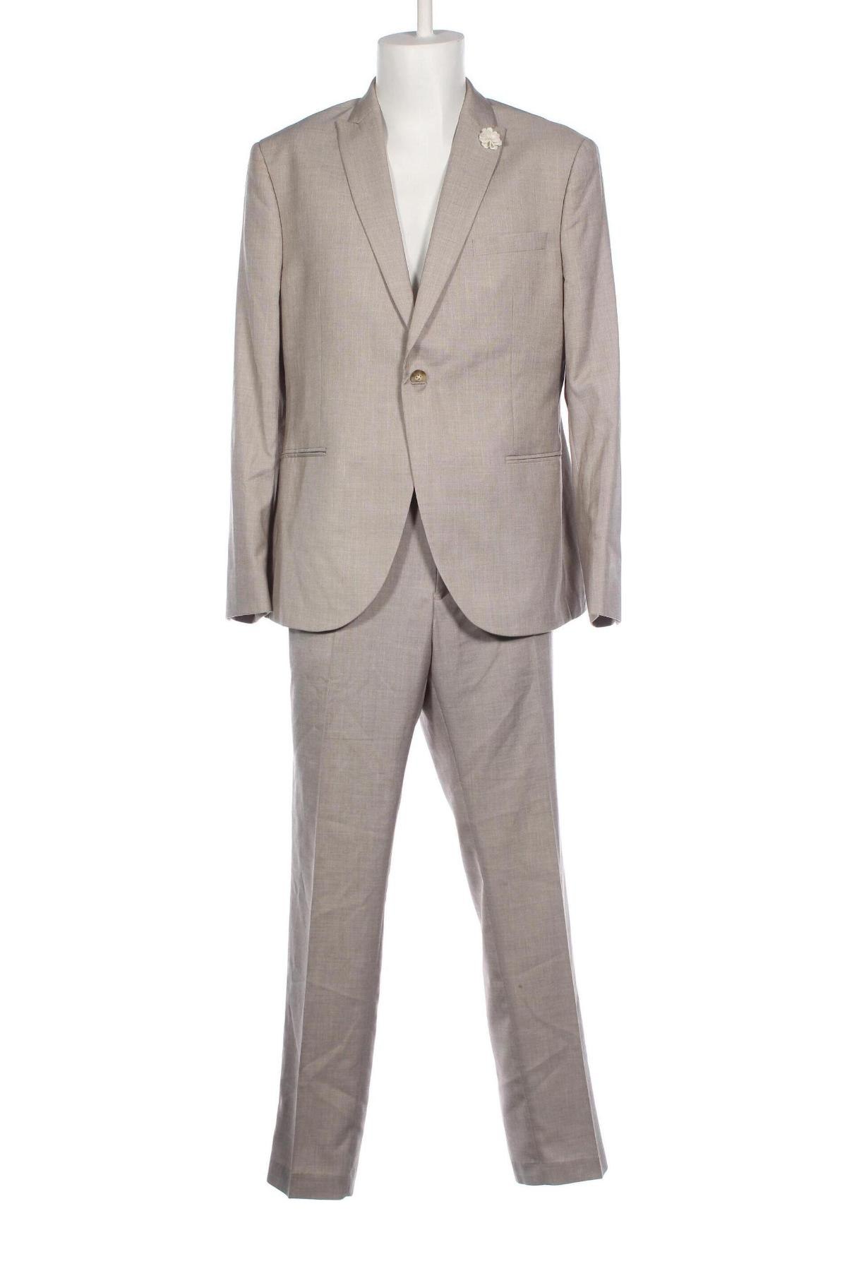 Ανδρικό κοστούμι Isaac Dewhirst, Μέγεθος XL, Χρώμα  Μπέζ, Τιμή 84,67 €
