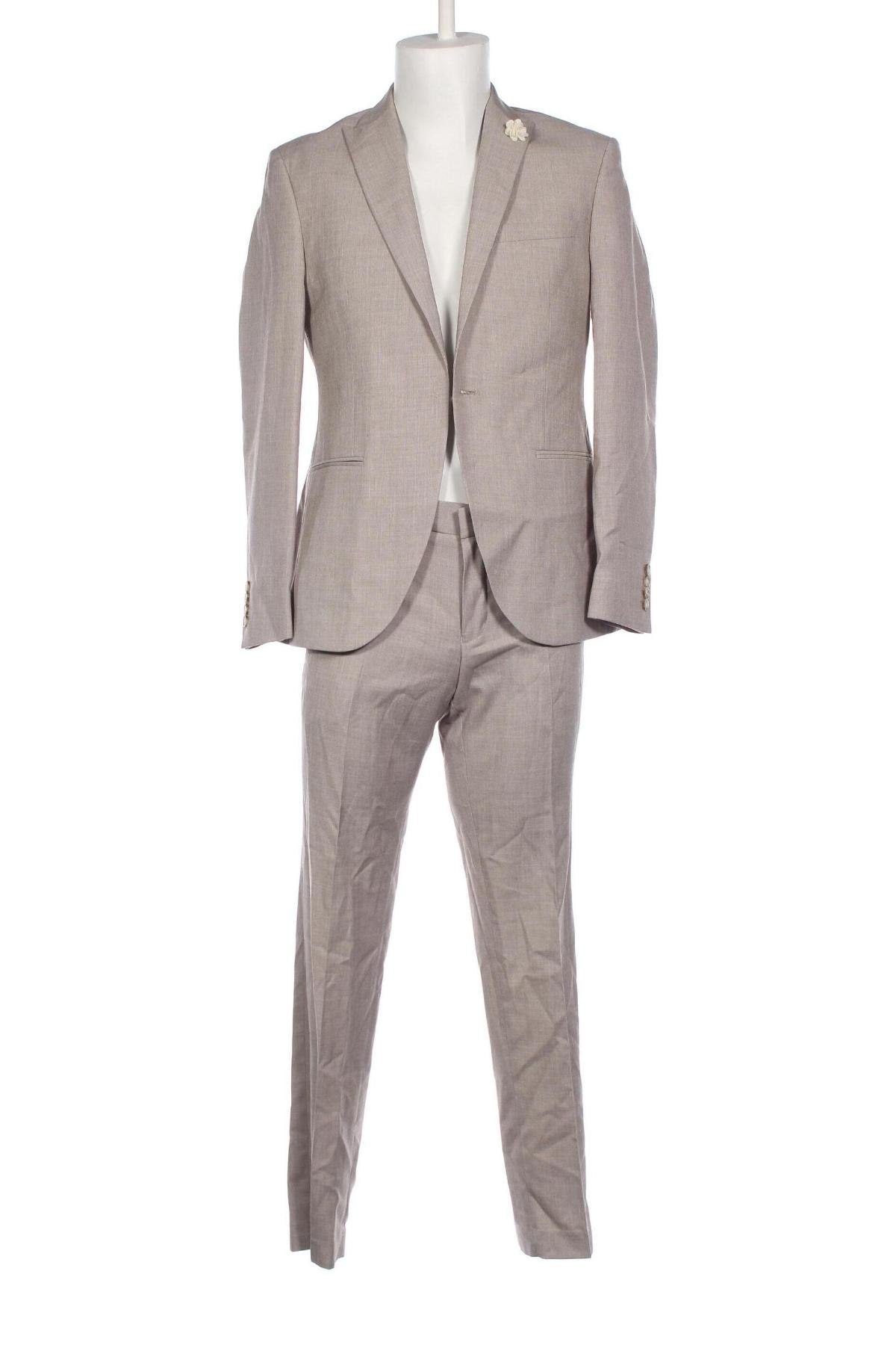 Ανδρικό κοστούμι Isaac Dewhirst, Μέγεθος M, Χρώμα  Μπέζ, Τιμή 84,67 €