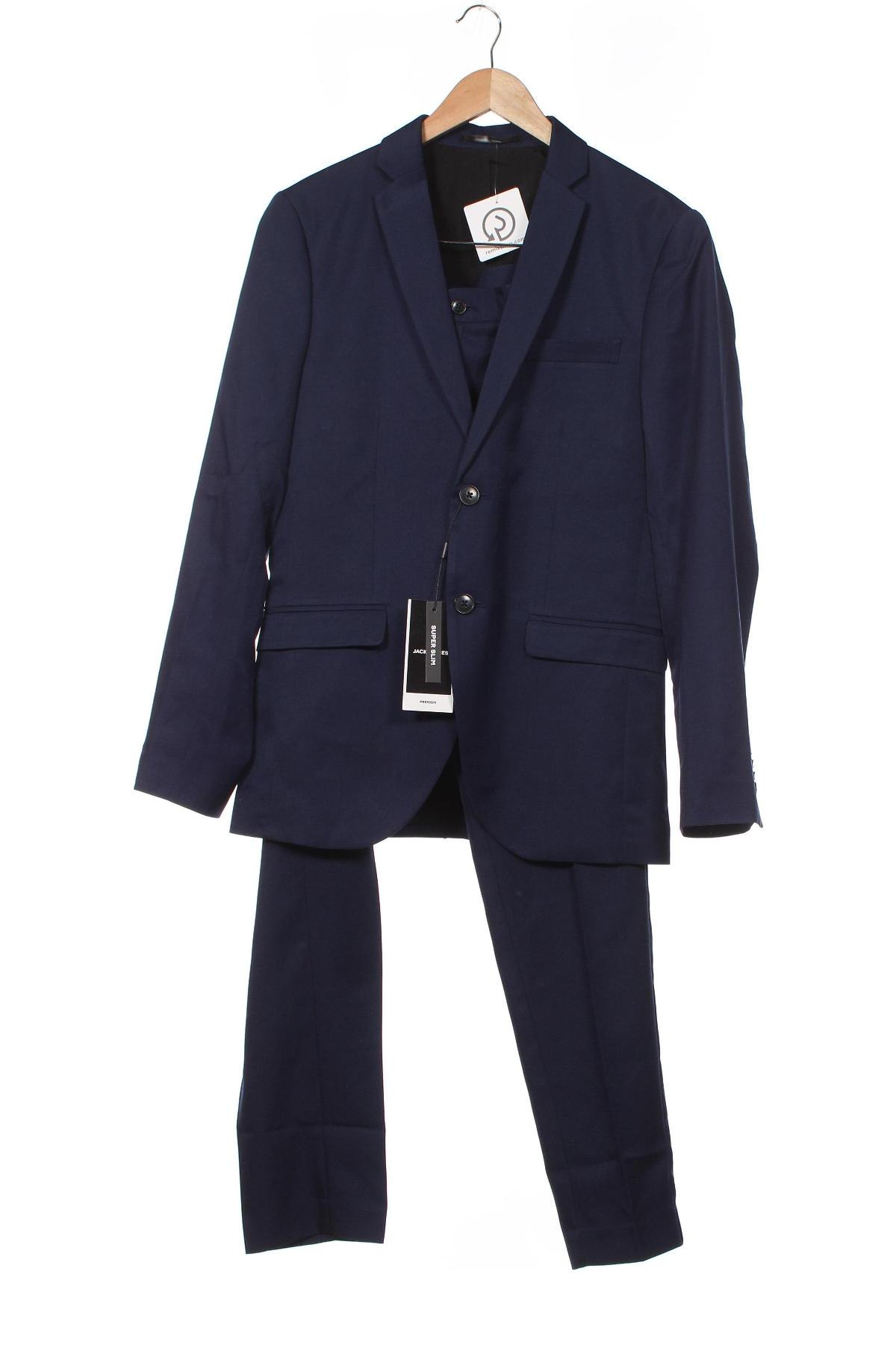 Pánský oblek  Jack & Jones PREMIUM, Velikost M, Barva Modrá, Cena  2 377,00 Kč