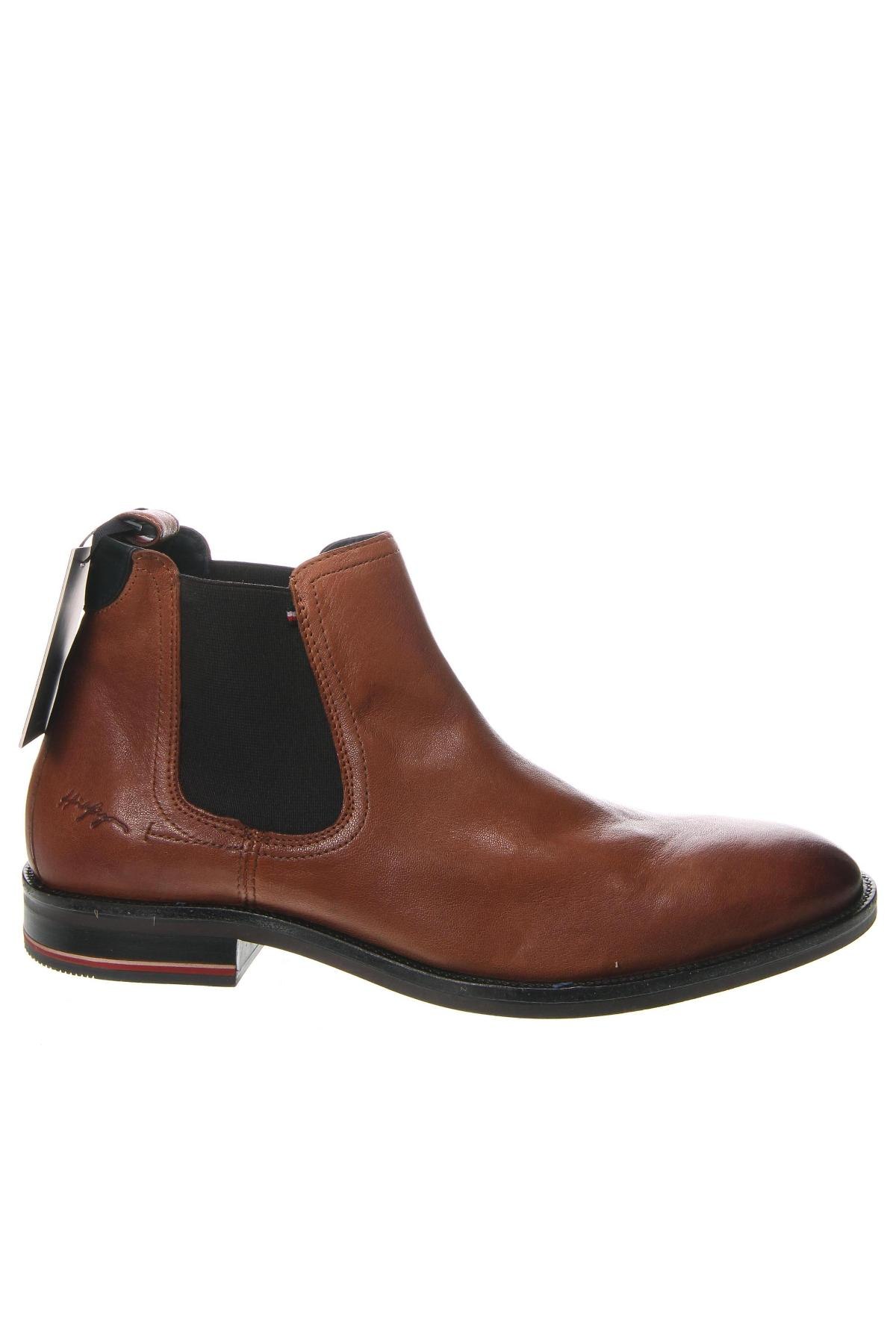 Мъжки обувки Tommy Hilfiger, Размер 45, Цвят Кафяв, Цена 162,54 лв.