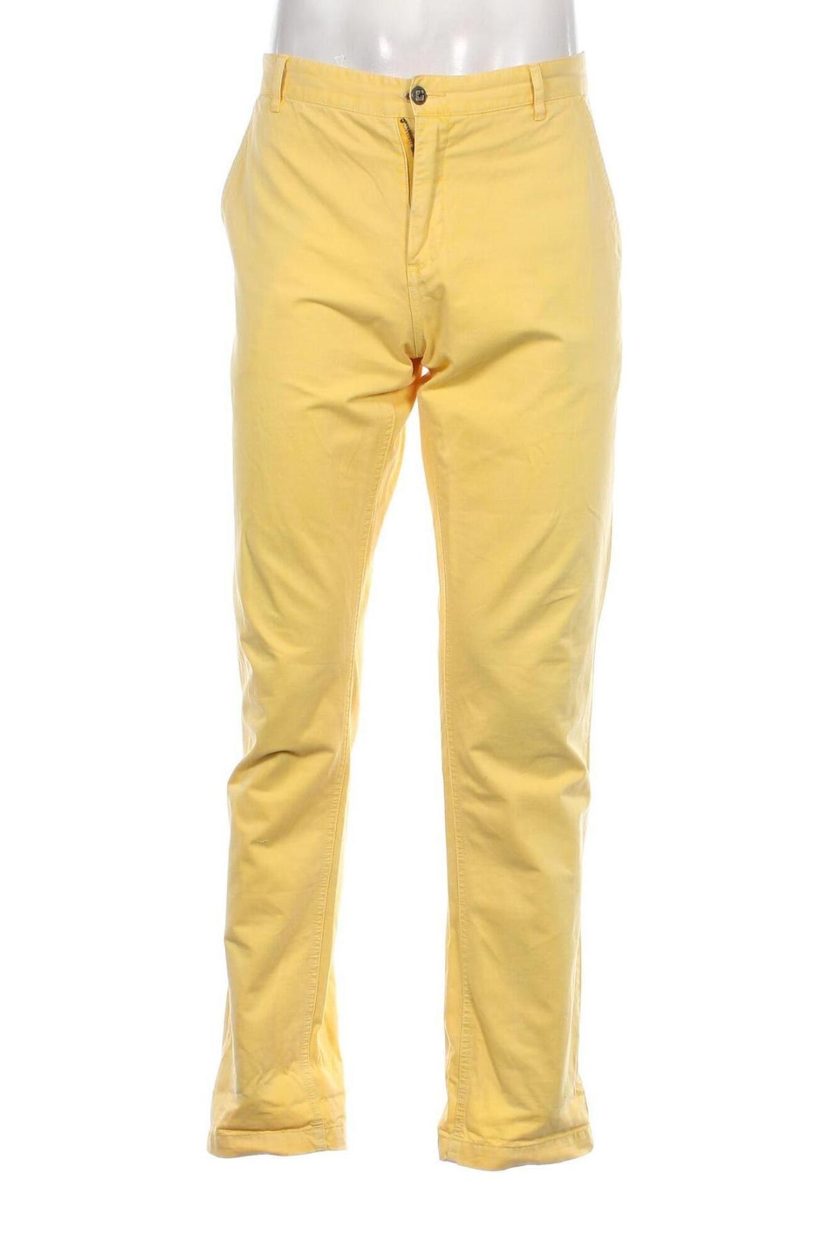 Pantaloni de bărbați, Mărime L, Culoare Galben, Preț 40,80 Lei