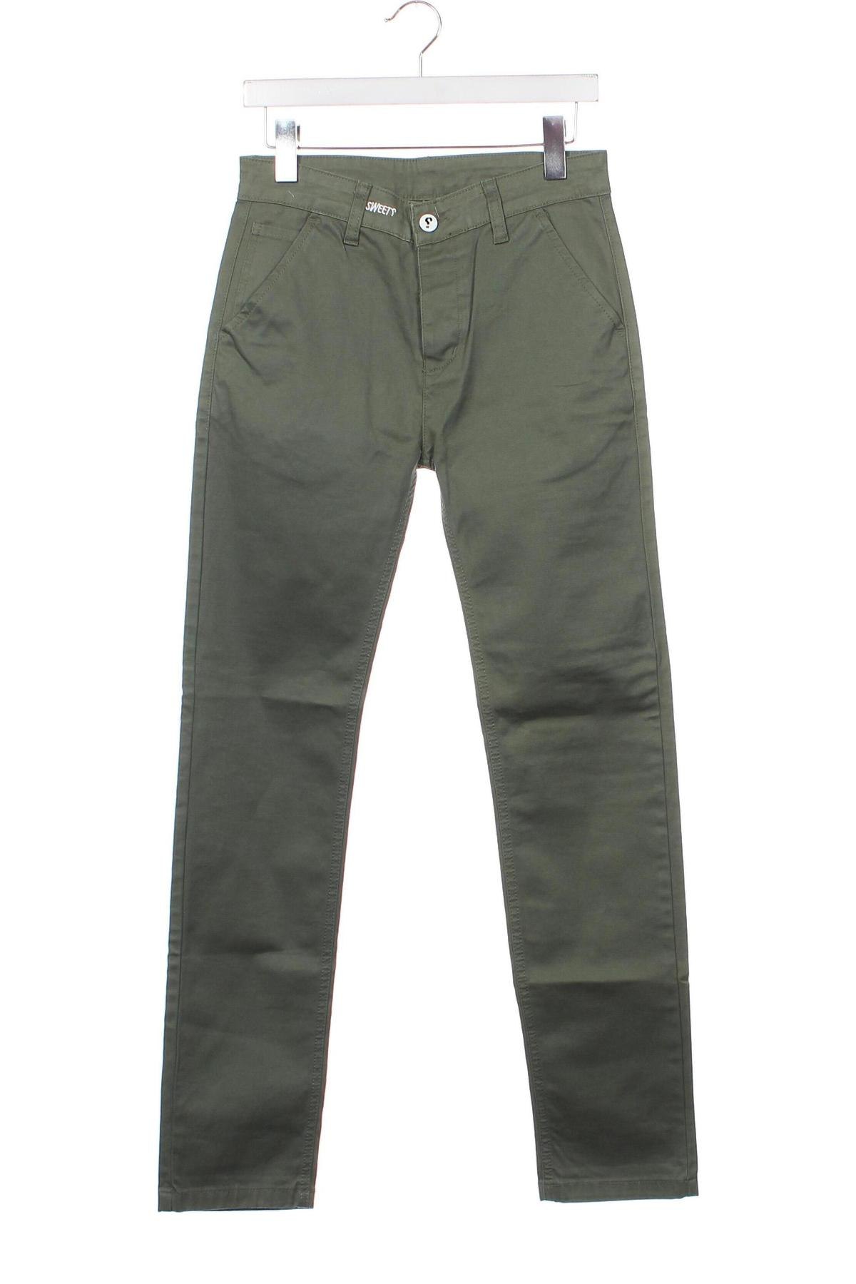 Pantaloni de bărbați, Mărime S, Culoare Verde, Preț 28,11 Lei