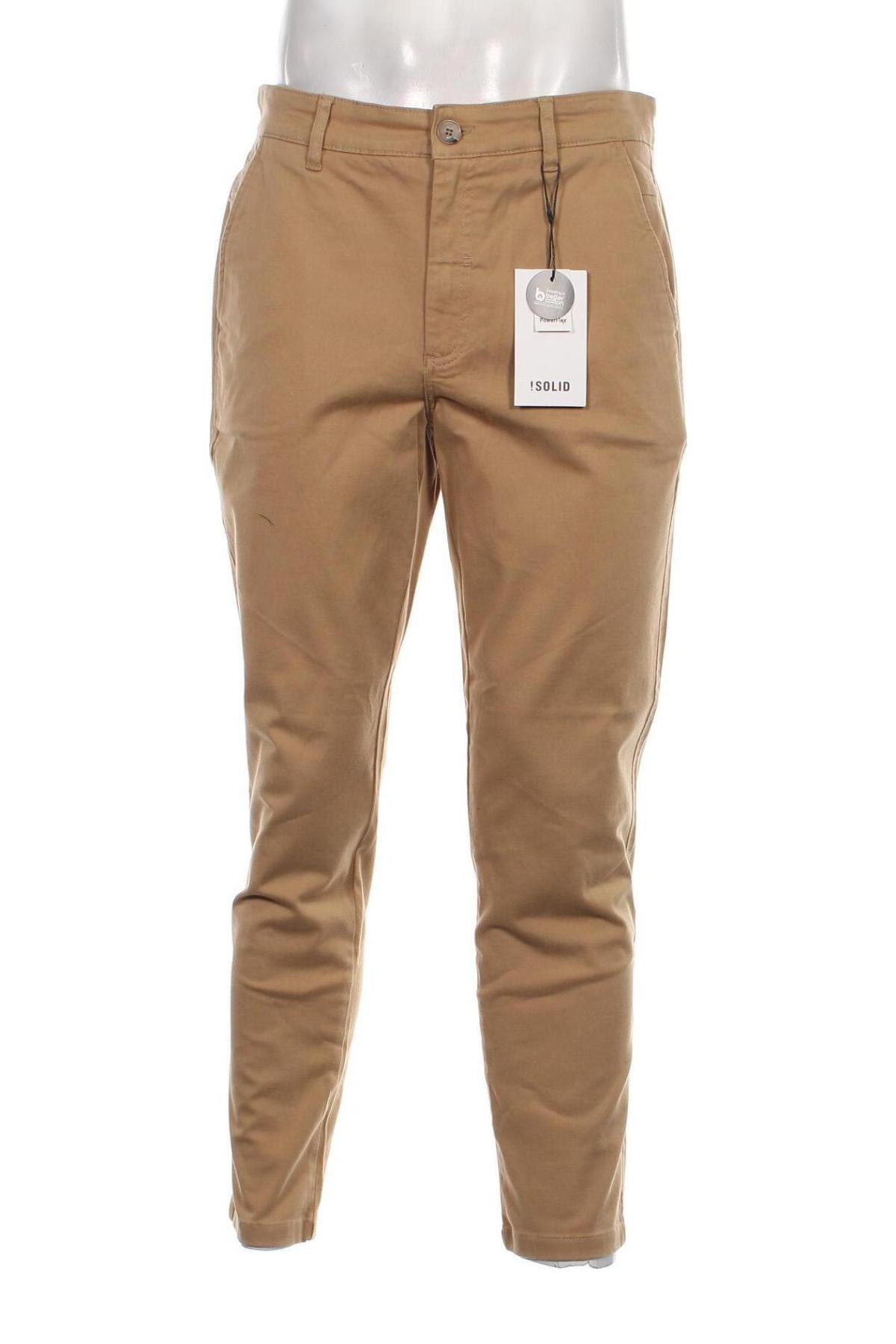 Ανδρικό παντελόνι ! Solid, Μέγεθος M, Χρώμα  Μπέζ, Τιμή 9,42 €