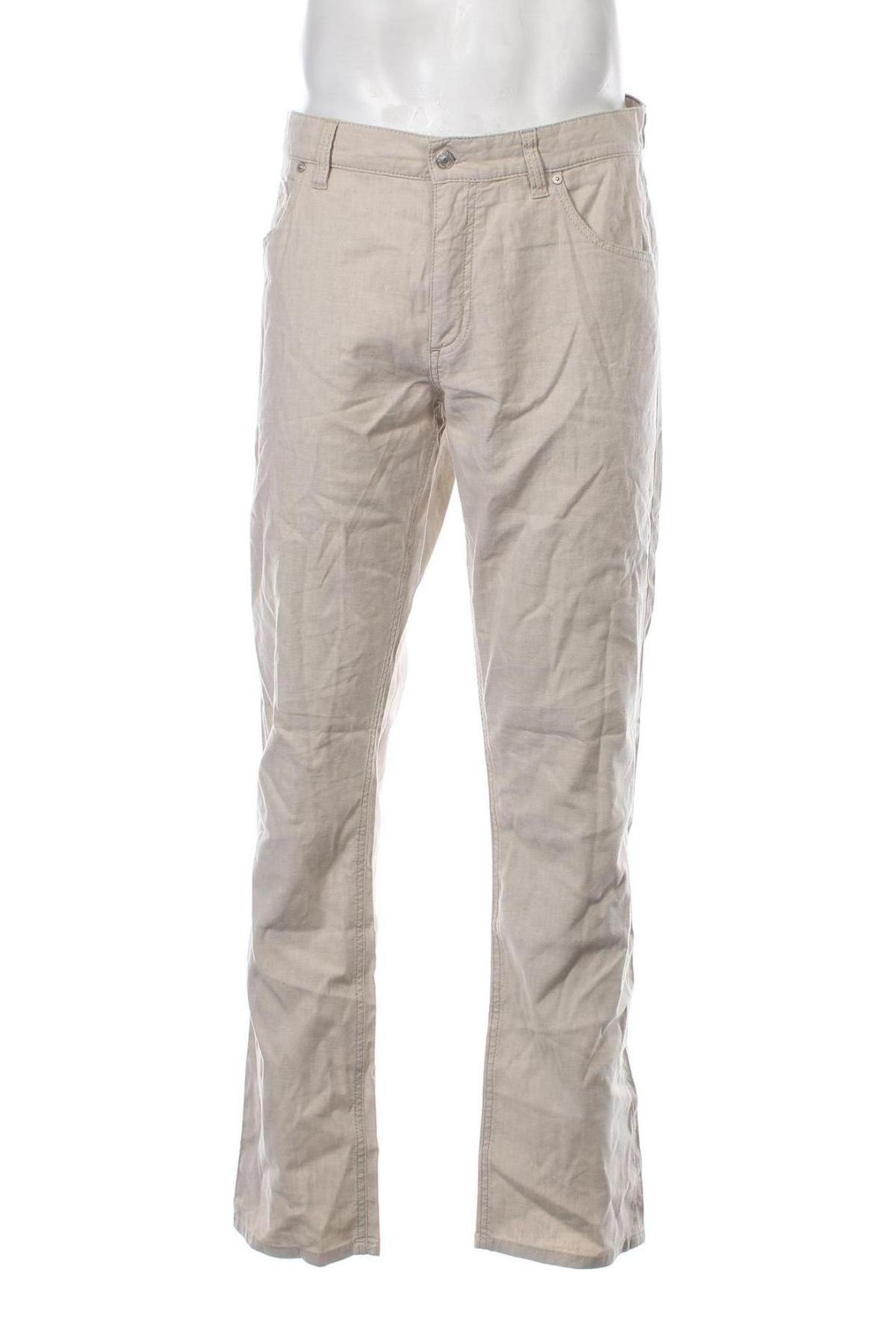 Мъжки панталон Alberto, Размер L, Цвят Екрю, Цена 23,76 лв.