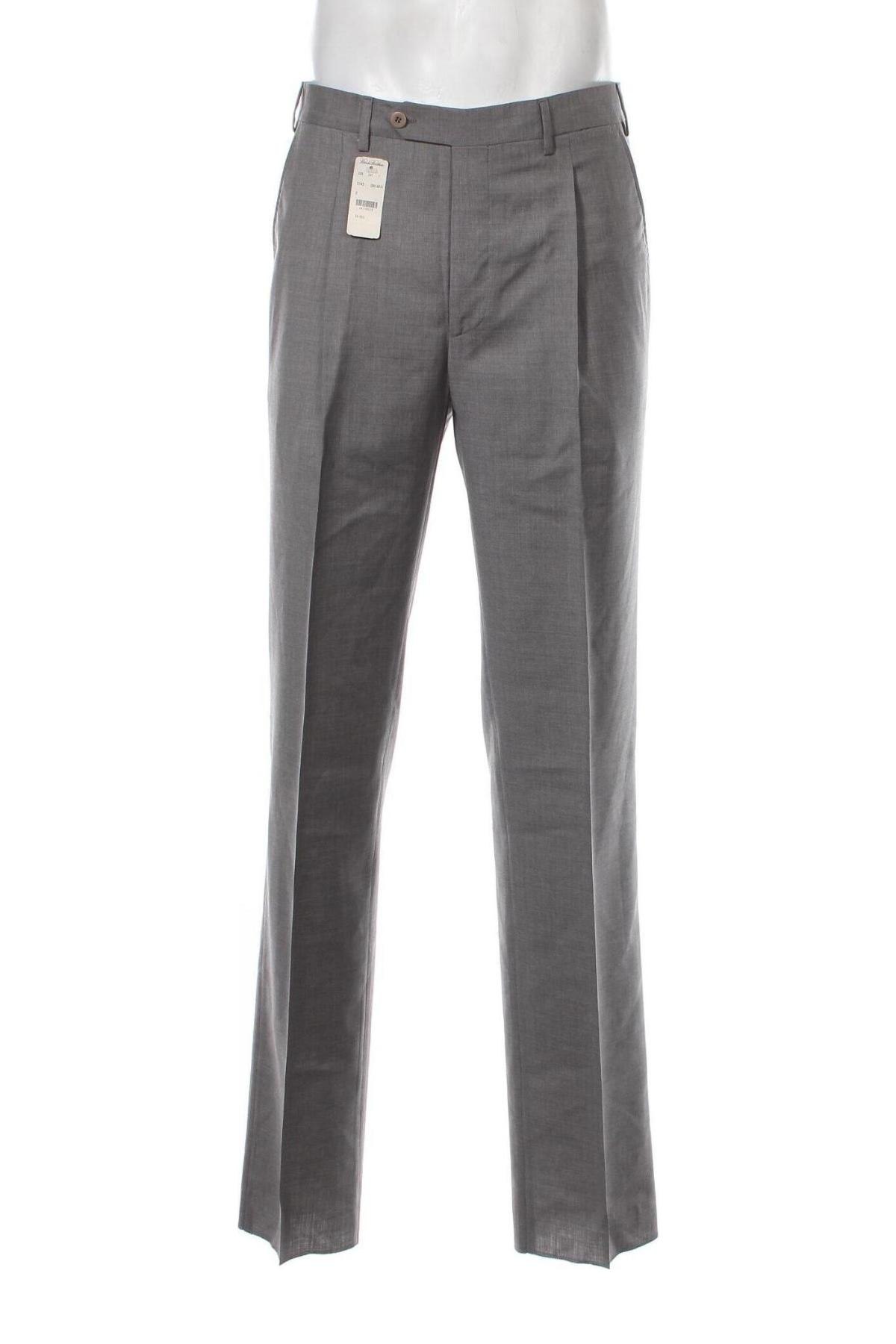 Pantaloni de bărbați Brooks Brothers, Mărime L, Culoare Gri, Preț 628,29 Lei