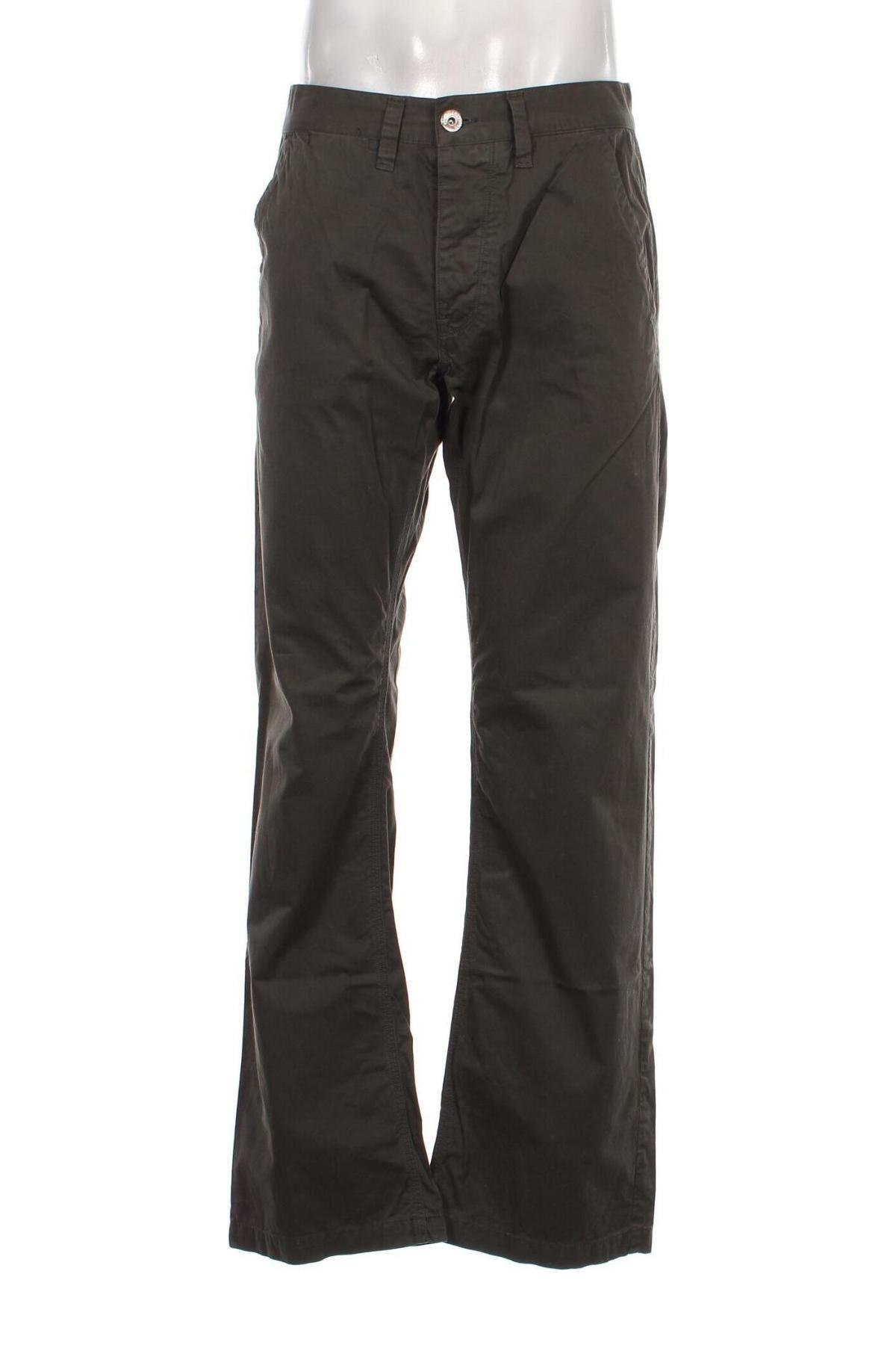 Pantaloni de bărbați Freesoul, Mărime M, Culoare Verde, Preț 22,19 Lei