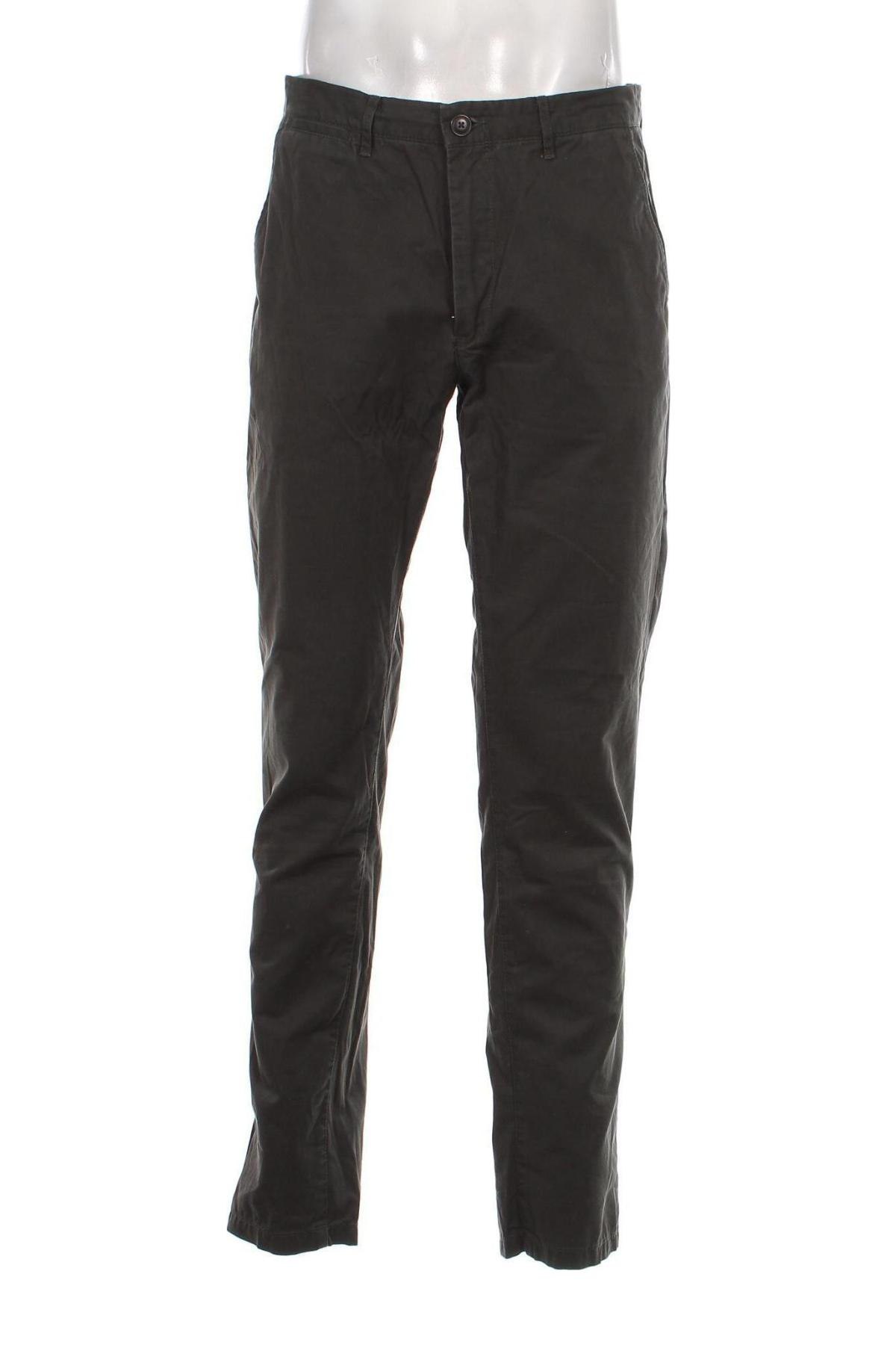 Мъжки панталон H&M L.O.G.G., Размер L, Цвят Зелен, Цена 33,48 лв.
