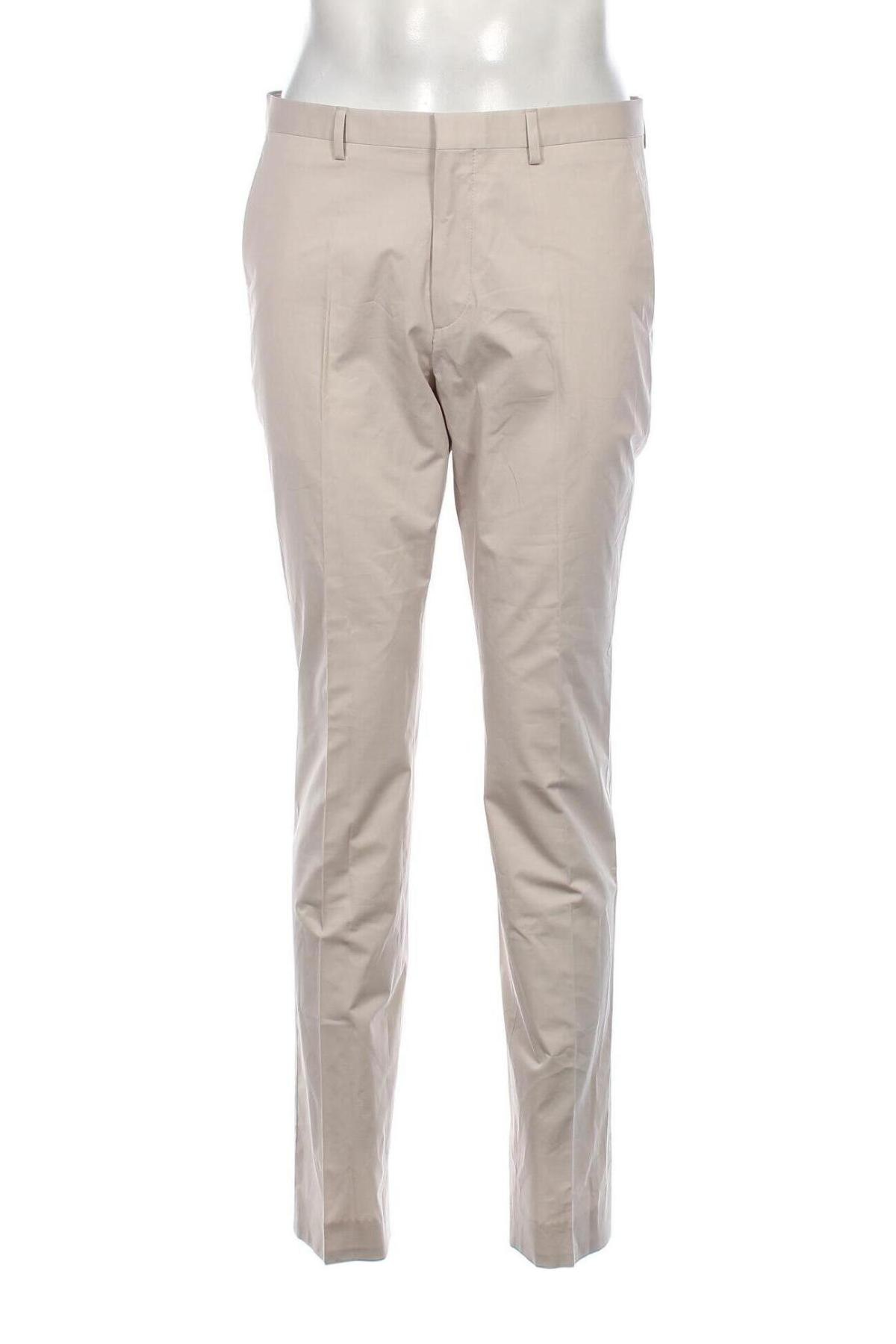Ανδρικό παντελόνι Hugo Boss, Μέγεθος M, Χρώμα  Μπέζ, Τιμή 120,62 €
