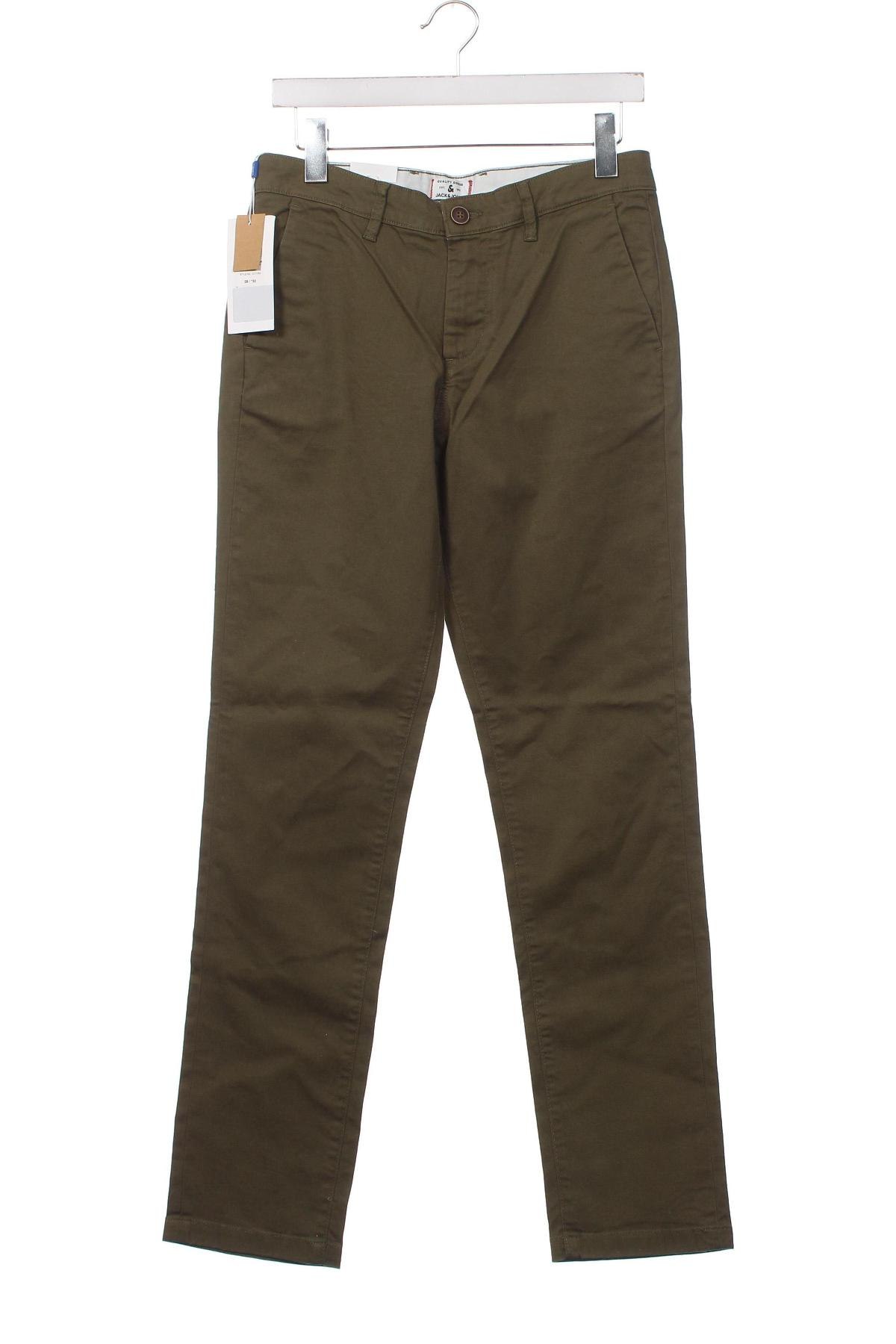 Ανδρικό παντελόνι Jack & Jones, Μέγεθος M, Χρώμα Πράσινο, Τιμή 12,68 €