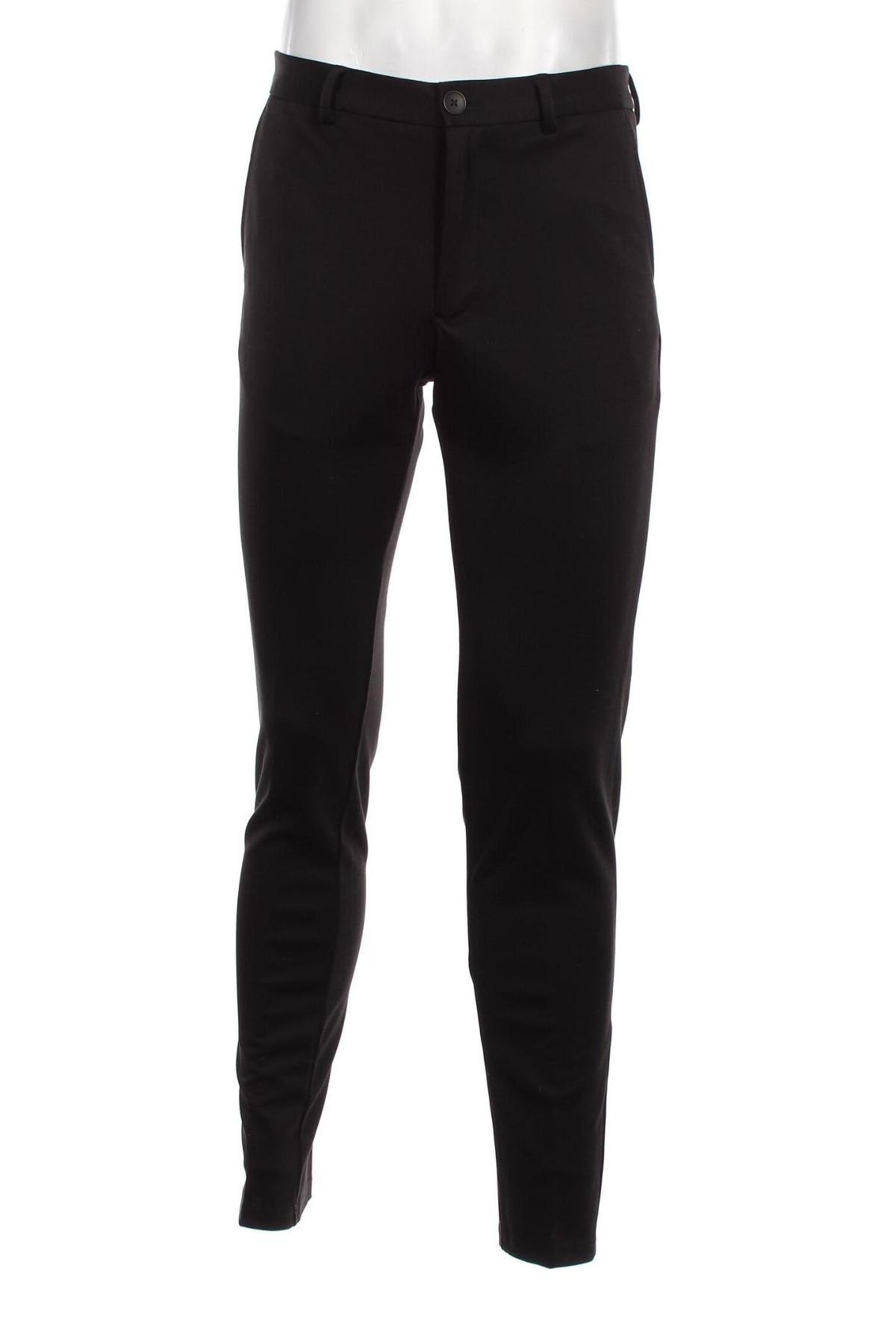 Мъжки панталон Jack & Jones, Размер M, Цвят Черен, Цена 36,08 лв.