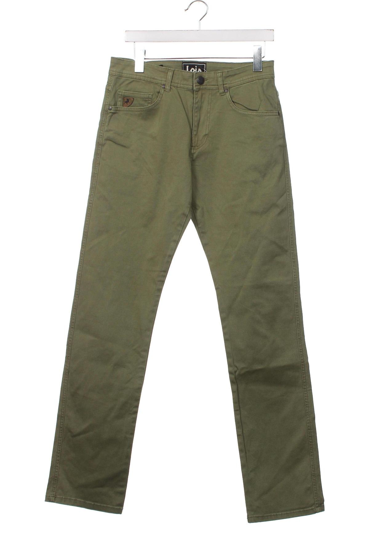 Pantaloni de bărbați Lois, Mărime M, Culoare Verde, Preț 434,21 Lei