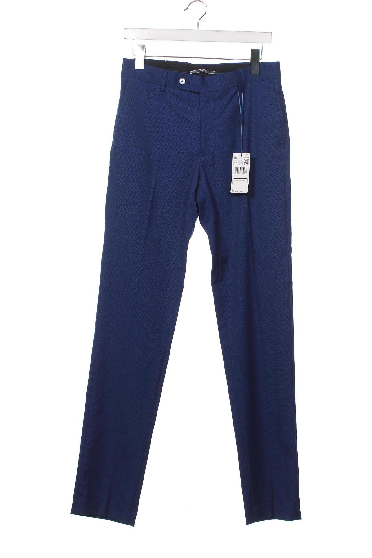 Ανδρικό παντελόνι Mango, Μέγεθος M, Χρώμα Μπλέ, Τιμή 39,97 €
