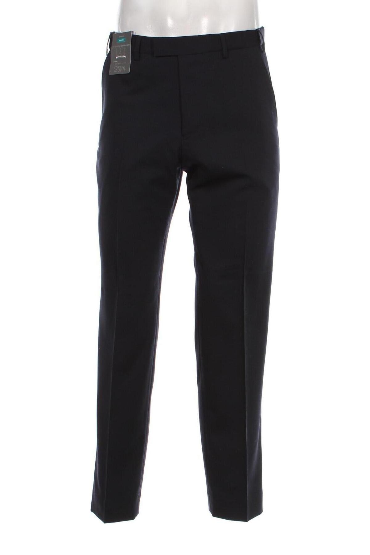 Мъжки панталон Marks & Spencer, Размер M, Цвят Син, Цена 40,78 лв.